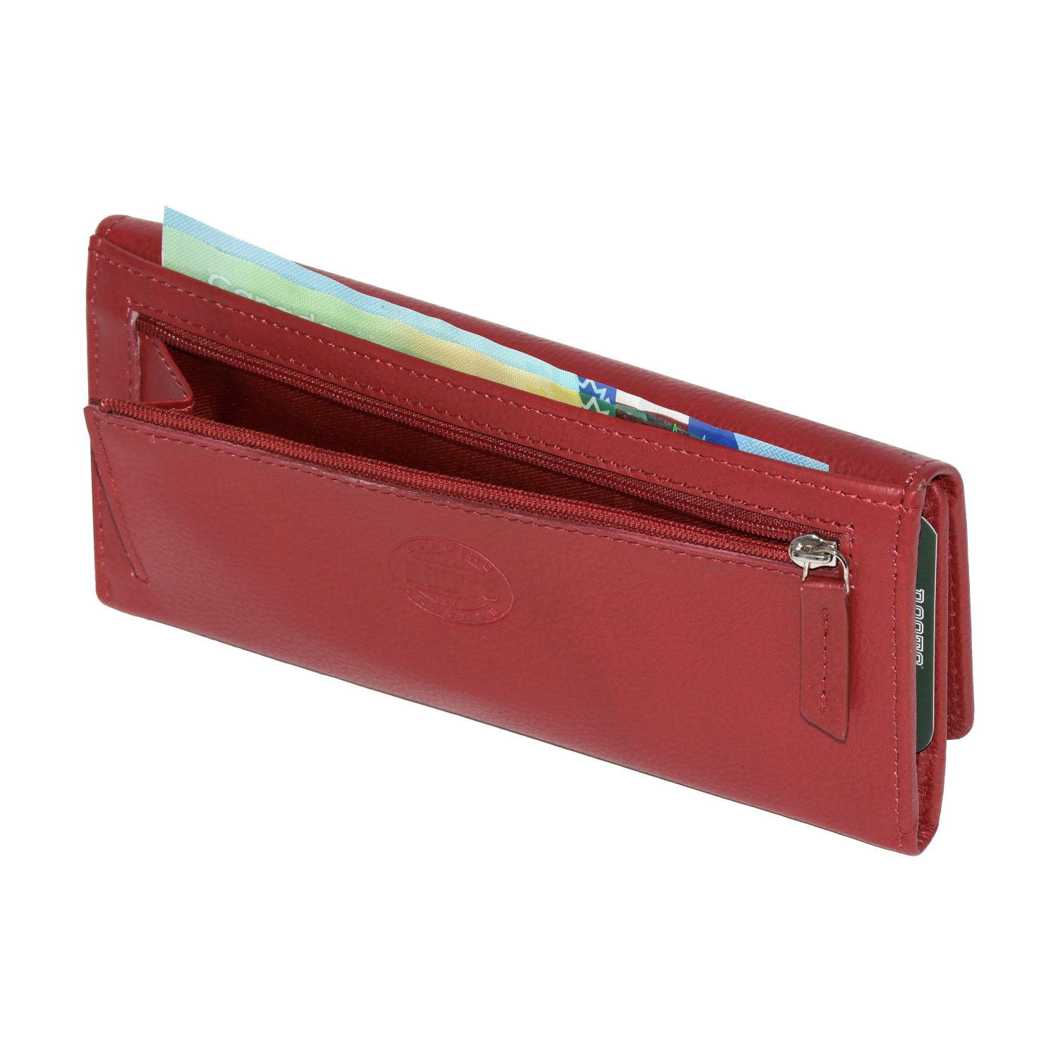 ROOTS Ladies' Slim Leather Clutch Wallet