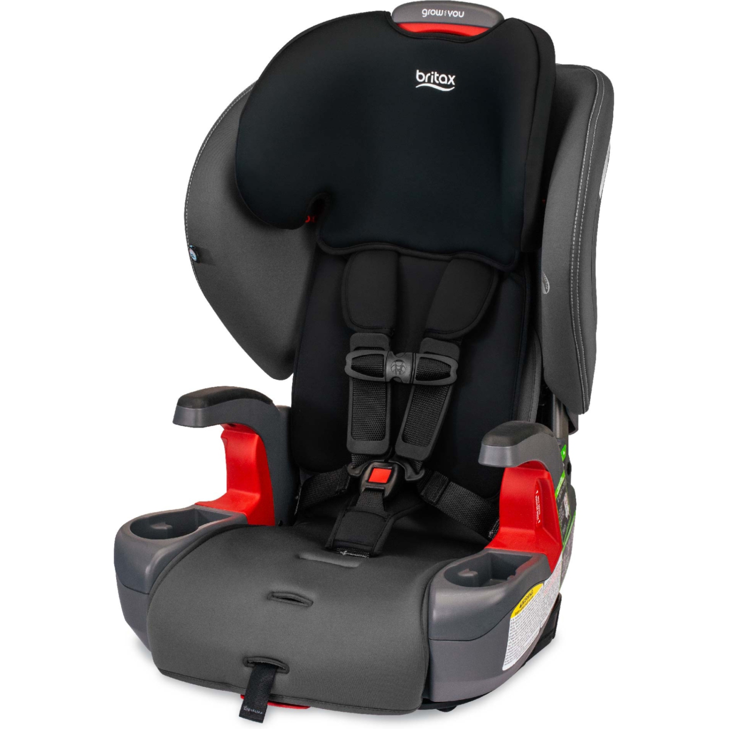 Britax Grow With You Harness-2-Booster Car Seat - Mod Black