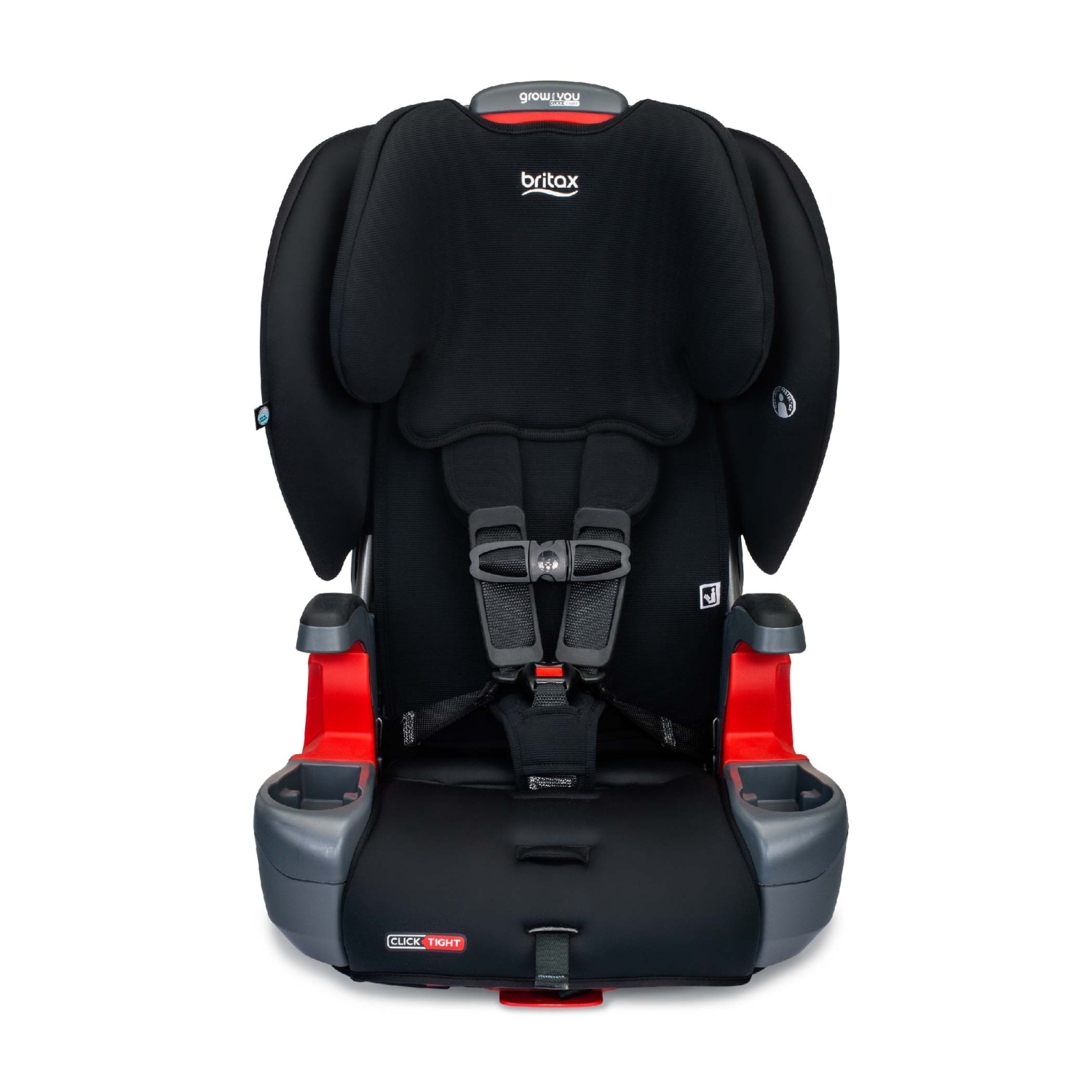 Siège d'auto à harnais et rehausseur Grow With You ClickTight de Britax - Contour Noir
