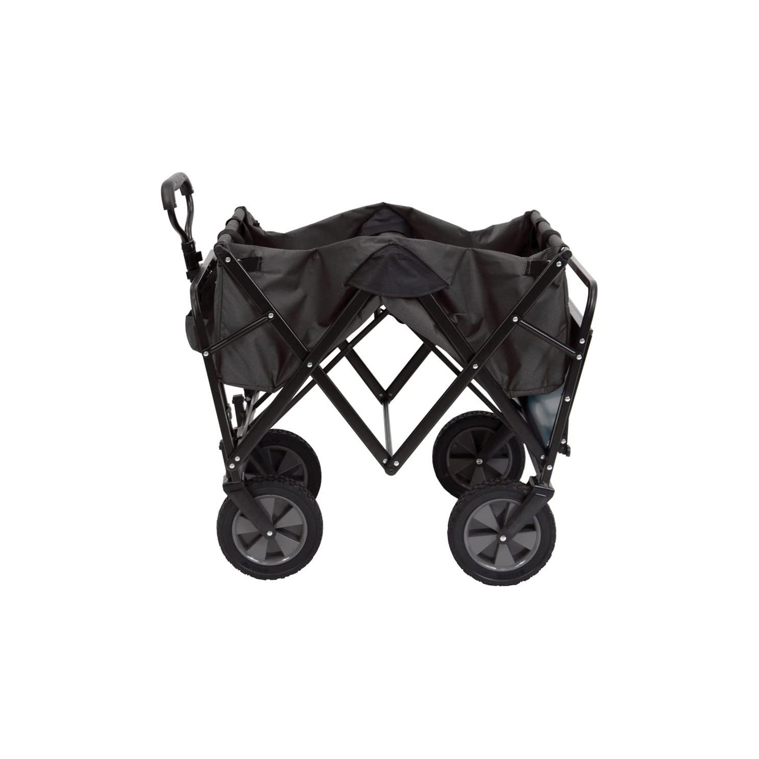 axGear Chariot de poignée réglable de roue universelle de chariot pliable extérieur pliable