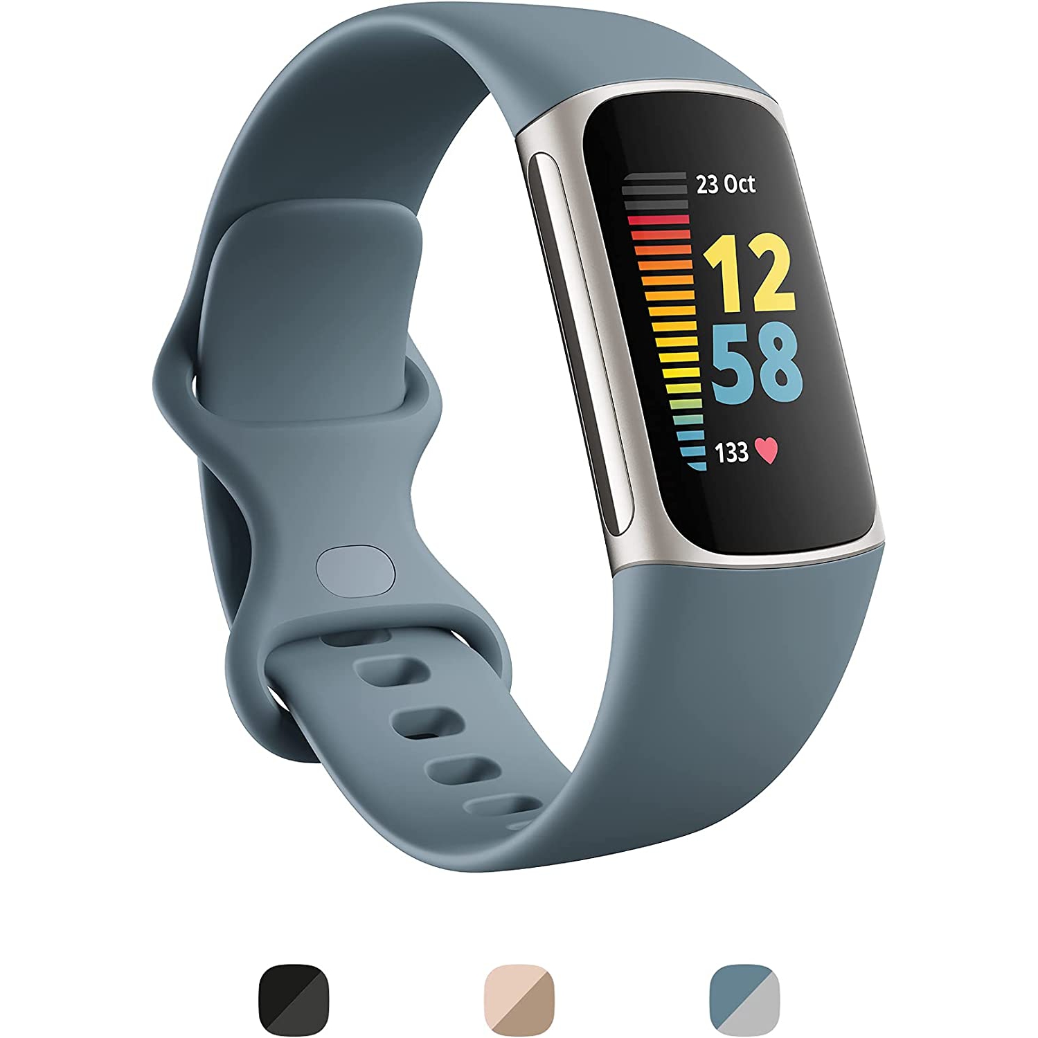 Charge 5 Advanced Fitness & Health Tracker with Built-in GPS, Stress Management Tools