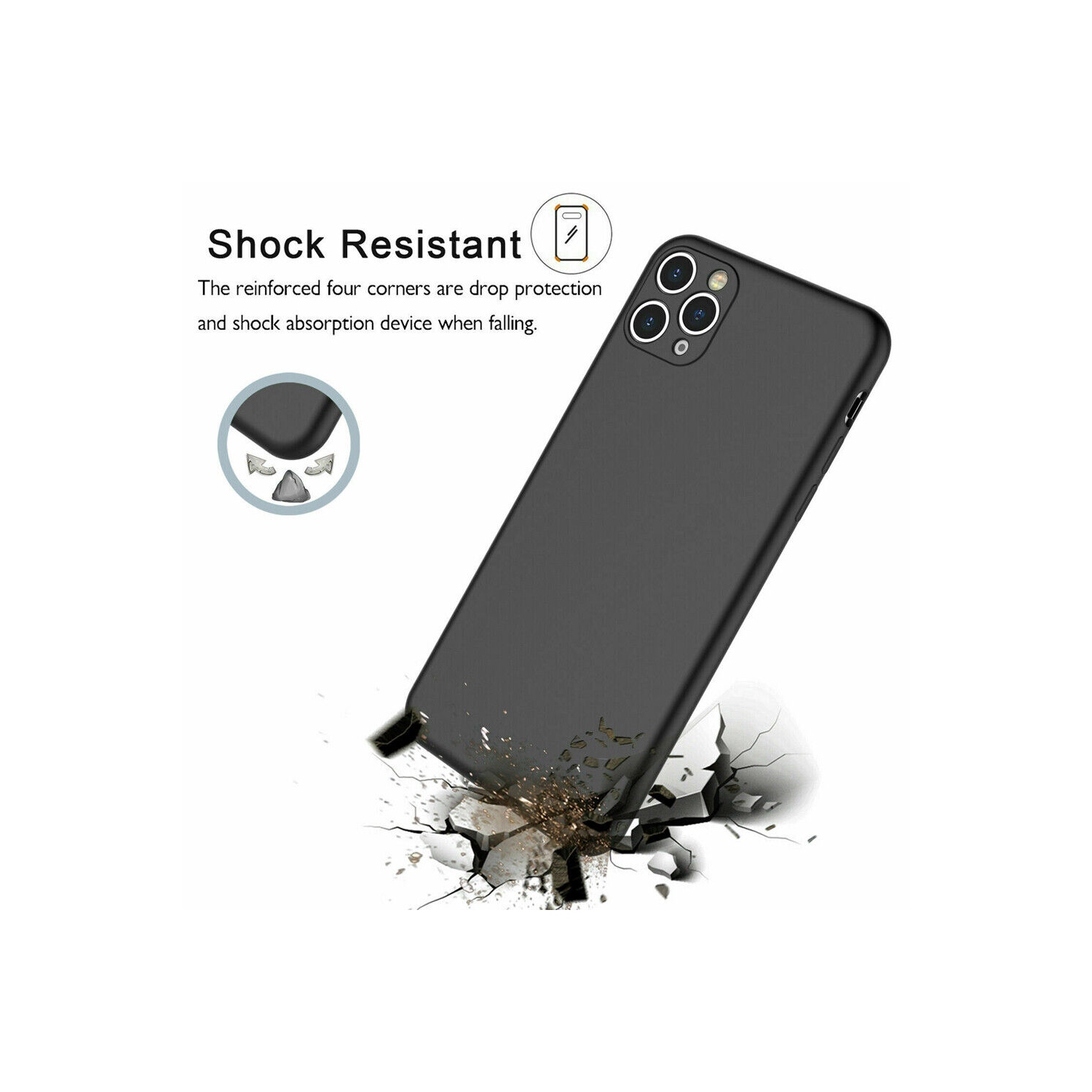 Étui en silicone souple ultramince mat pour téléphone cellulaire iPhone 11 vert d’Apple