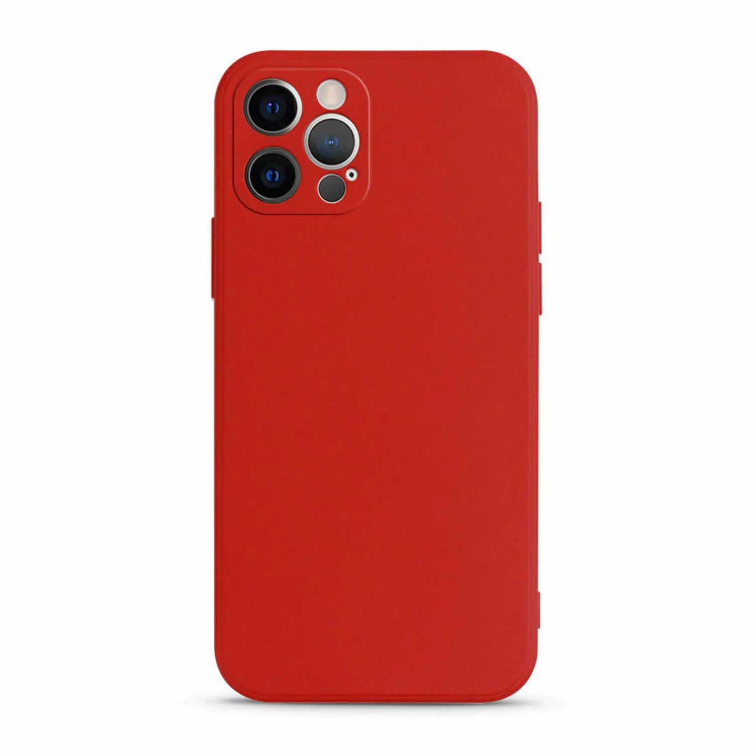 Étui souple ultramince TPU mat, étui protecteur arrière, iPhone 11 Pro Max Apple - Rouge