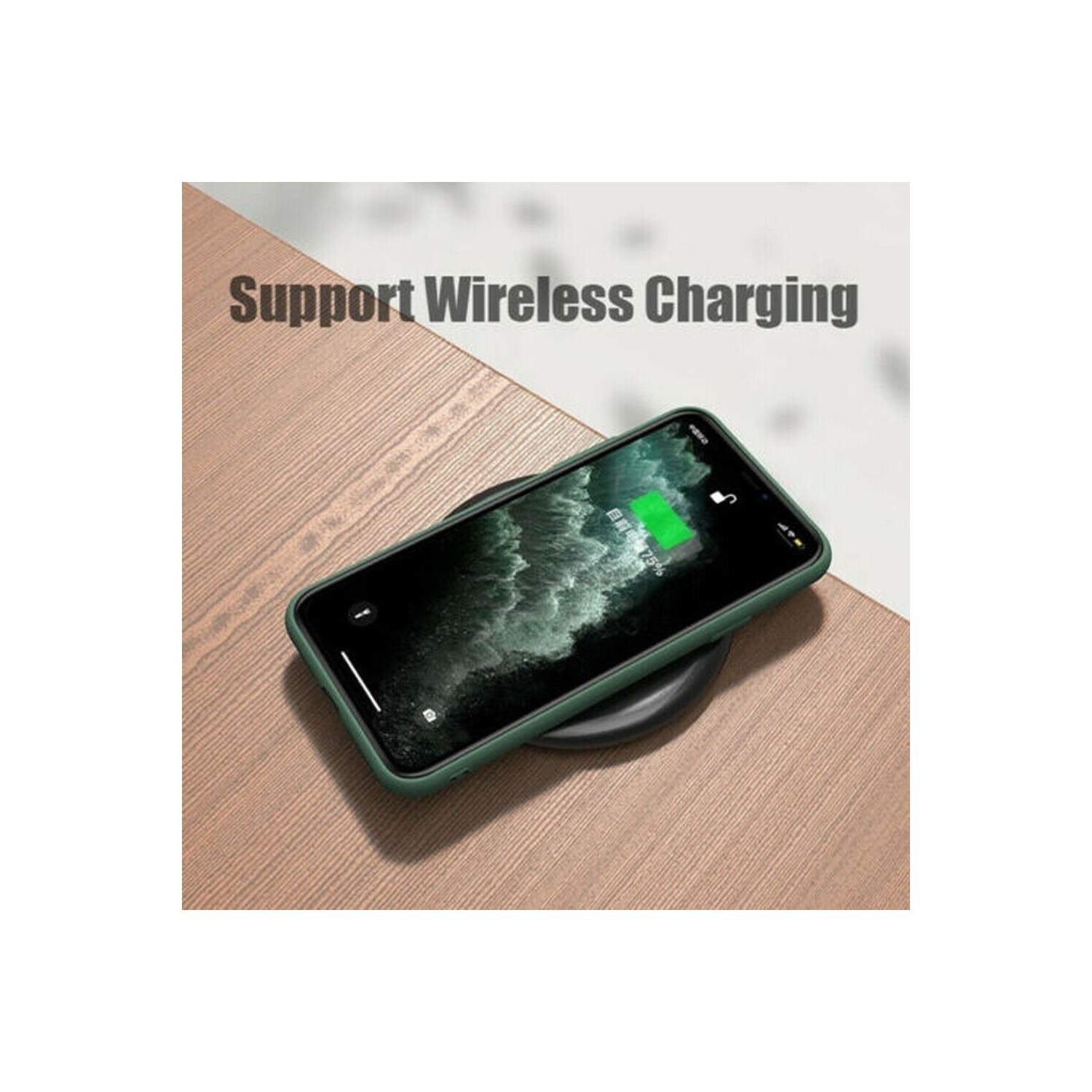 Étui en silicone souple mat et solide ultra mince pour iPhone 12 Pro Max d’Apple - Noir