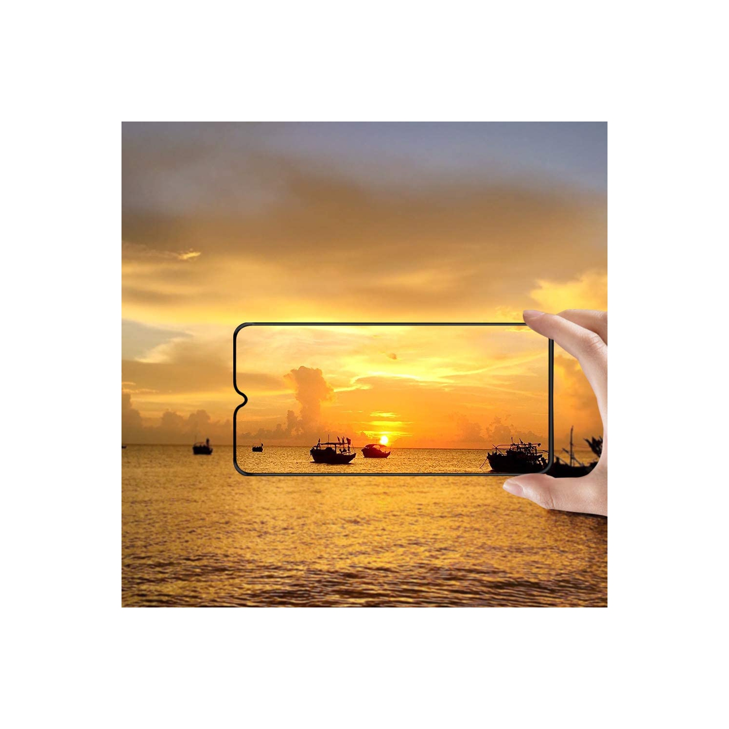 (KeeGuard ) OnePlus 6T Screen Protector Tempered Glass