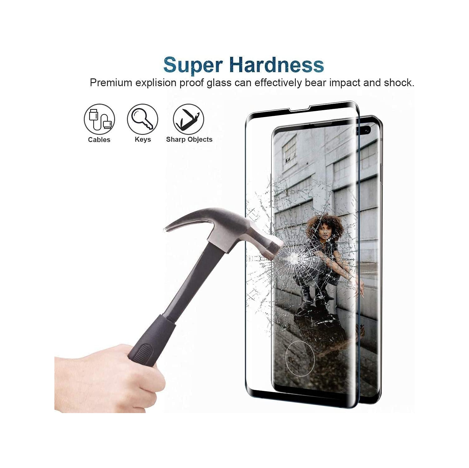 (KeeGuard) OnePlus 10 Pro Protecteur d'écran en verre trempé