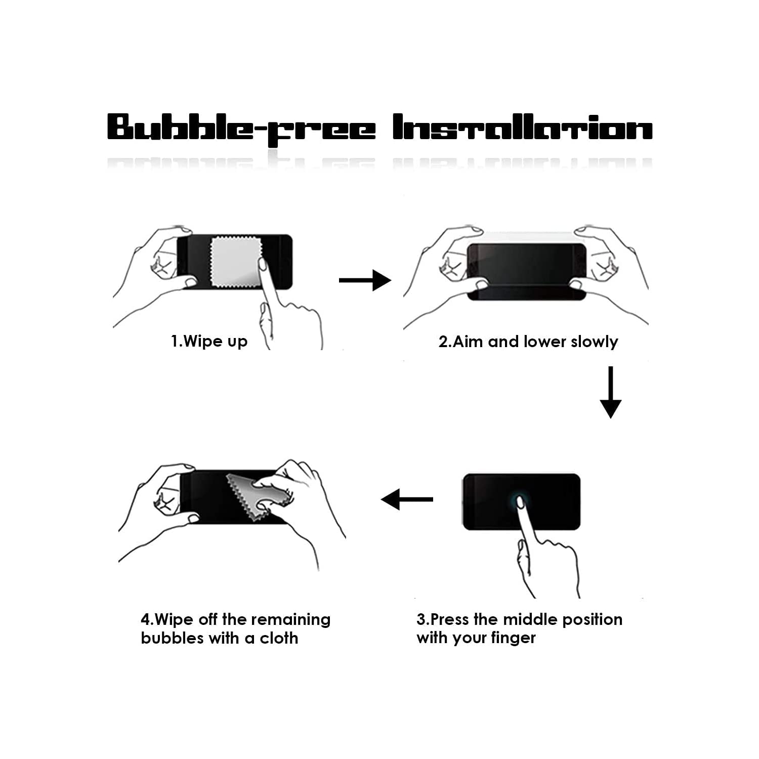 (KeeGuard) OnePlus 10 Protecteur d'écran en verre trempé