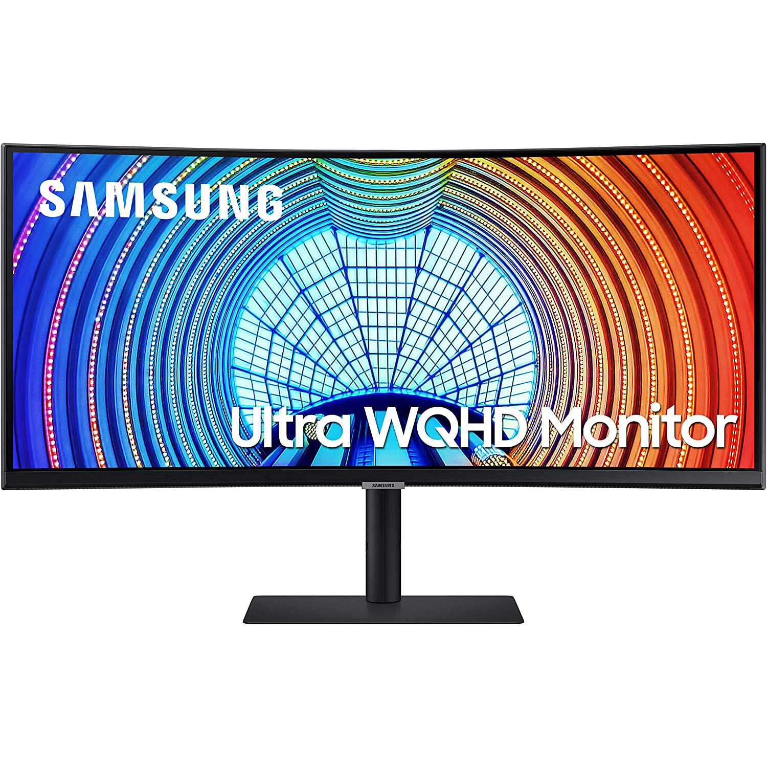 Samsung 34" Ultrawide WQHD Curved Monitor (LS34A654UBNXGO)-3 Year Warranty