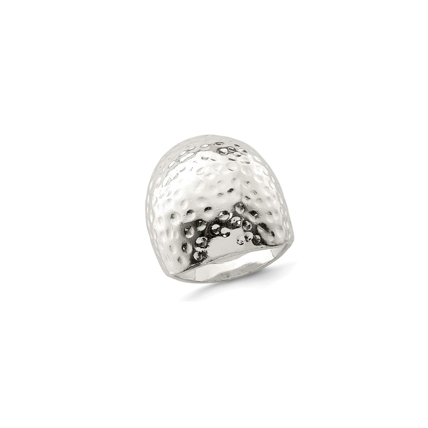 Bague de d??me textur?? en argent sterling