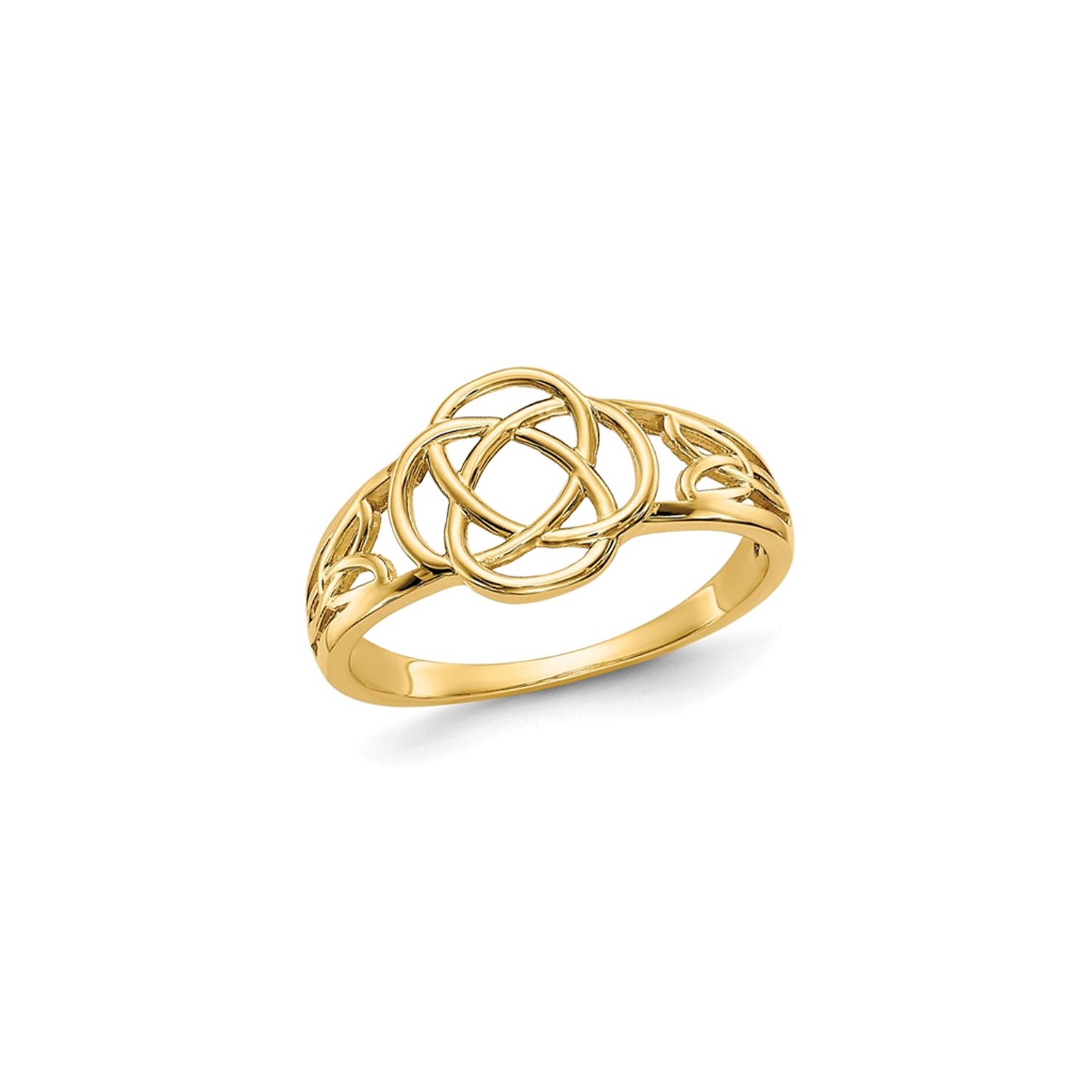 14K Yellow Gold Celtic Knot Ring