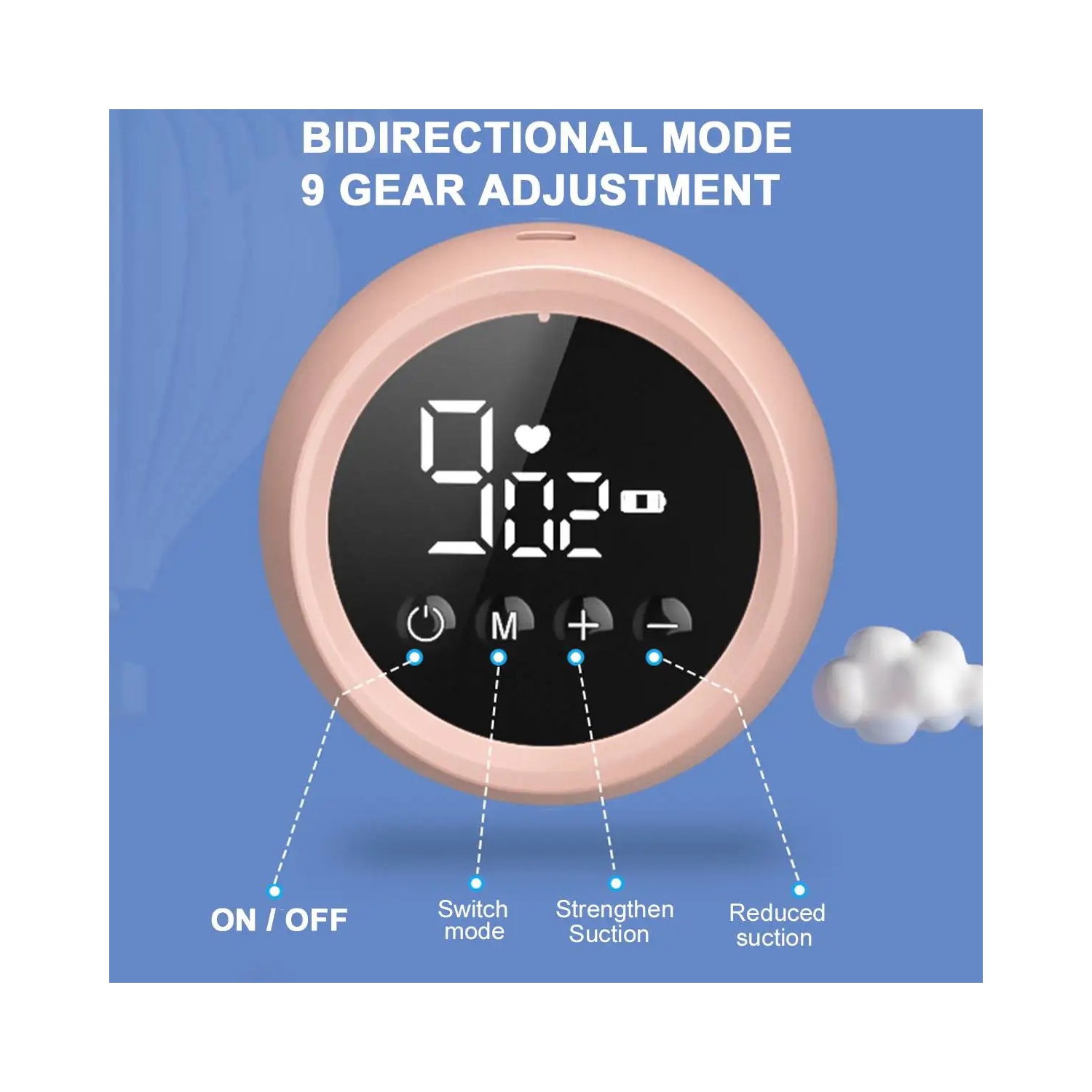 AdaMalis a|M Everything Baby tire-lait électrique double rechargeable et portatif