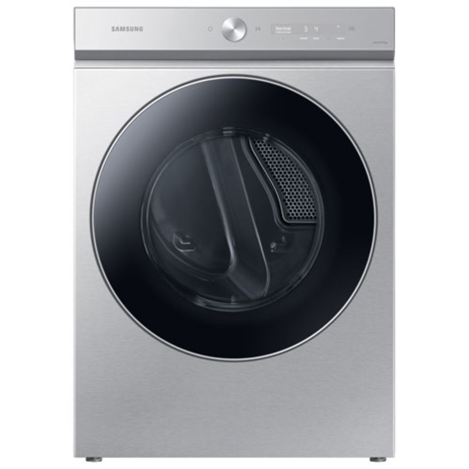 Open Box - Samsung 7.6 Cu. Ft. Electric Steam Dryer - Silver Steel - Perfect Condition
