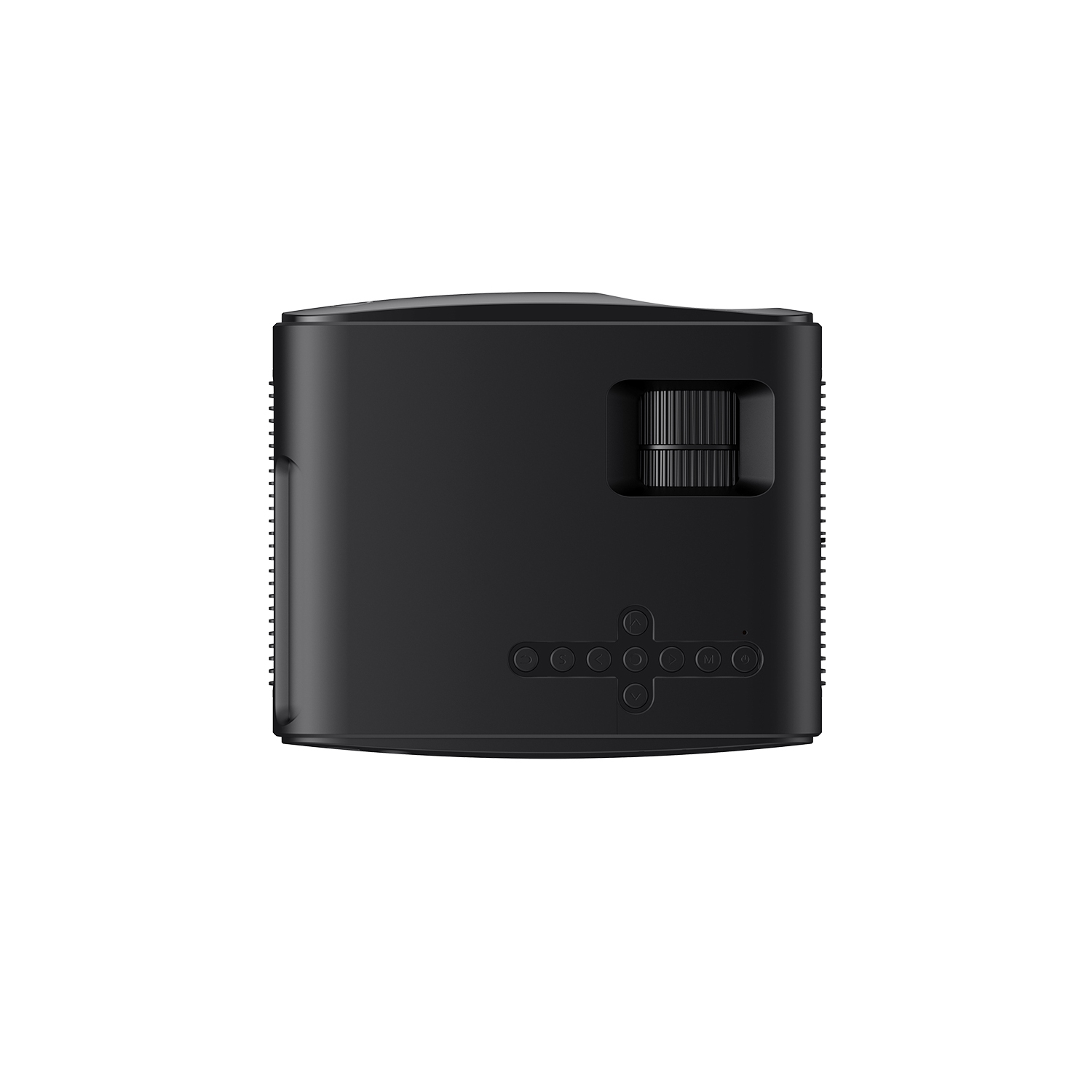 Havit Mini Projector, 1280x720P, Support 1080P, WiFi, Bluetooth, 110 ANSI Lumens, Build-in HiFi Stereo speaker_Black