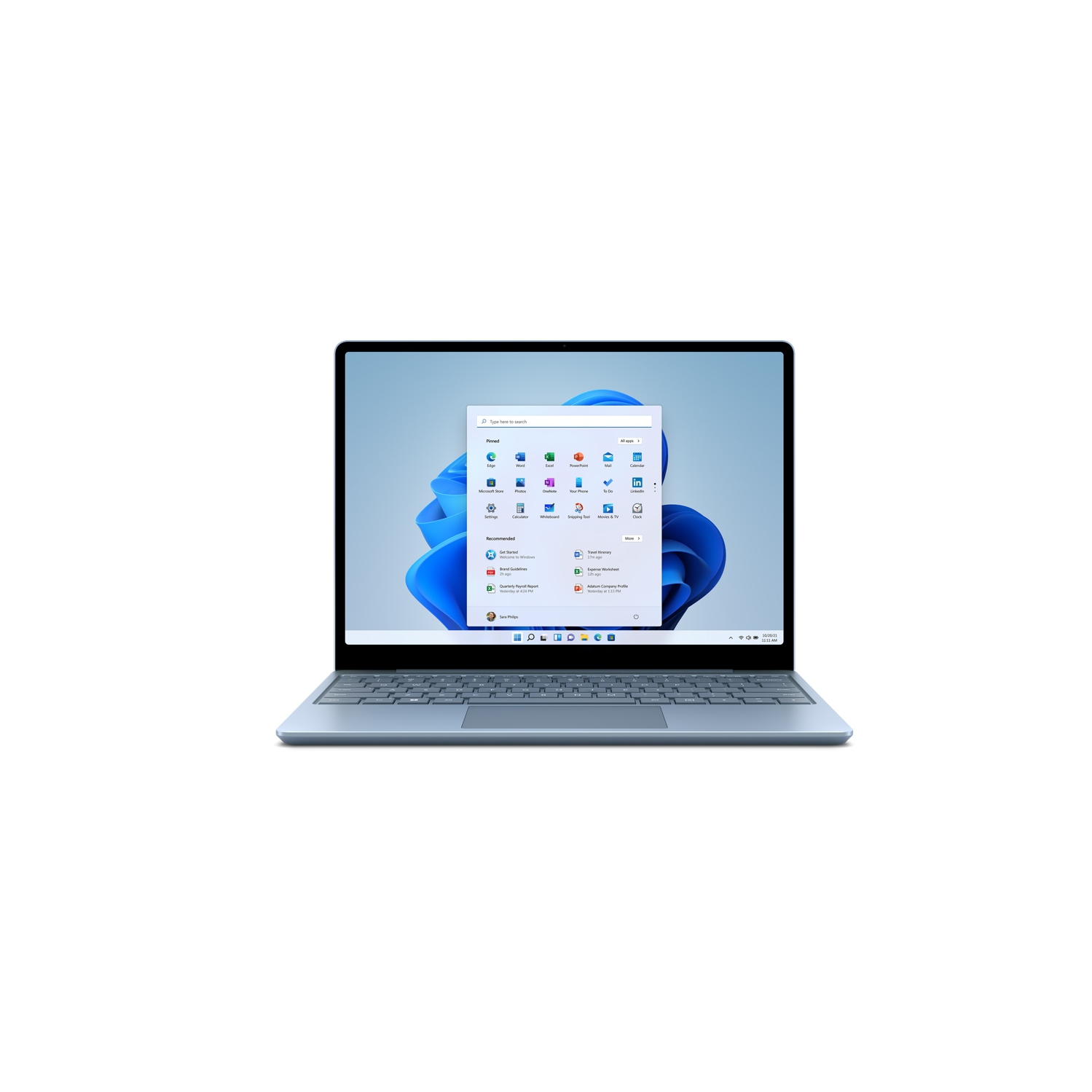Refurbished (Excellent) Microsoft Surface Laptop Go 2 - Intel Core i5-1135G7/8GB LPDDR4x/128GB SSD/Windows 11 Home/12.4" Screen - Ice Blue