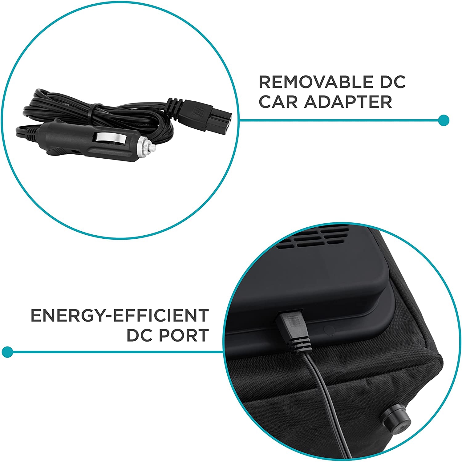 Ivation - Sac du refroidisseur électrique portatif, Refroidisseur portatif thermoélectrique