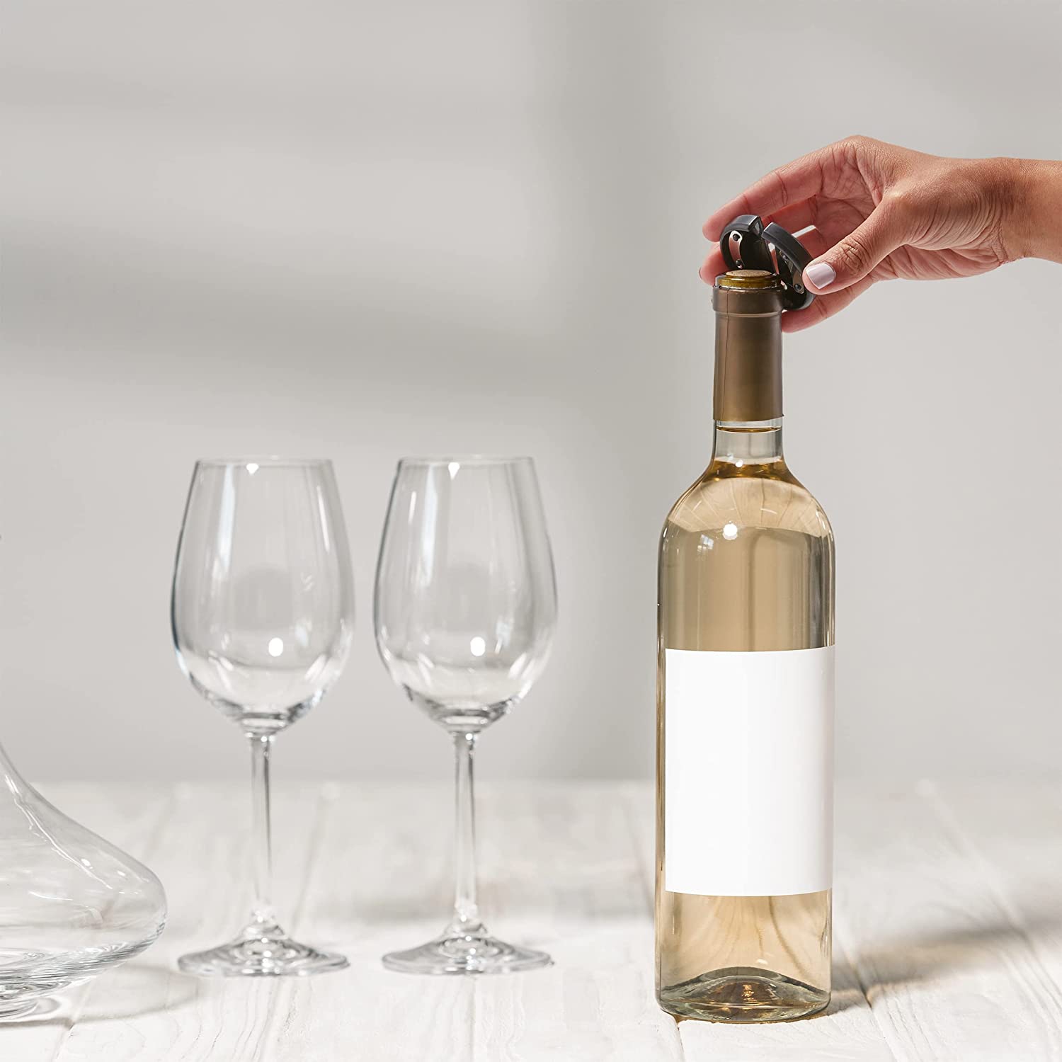 Ivation – Ensemble-cadeau de vin, ouvre-vin rechargeable électrique et coupeur de papier à vin