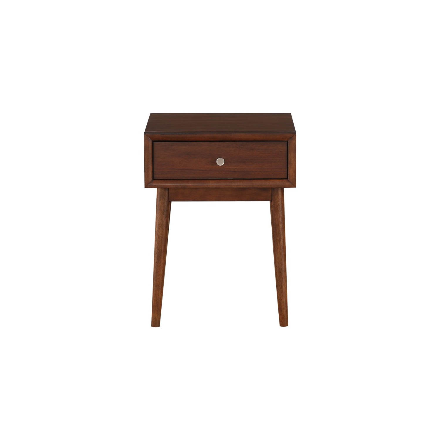Lexicon Frolic Wood 1 Drawer End Table in Brown