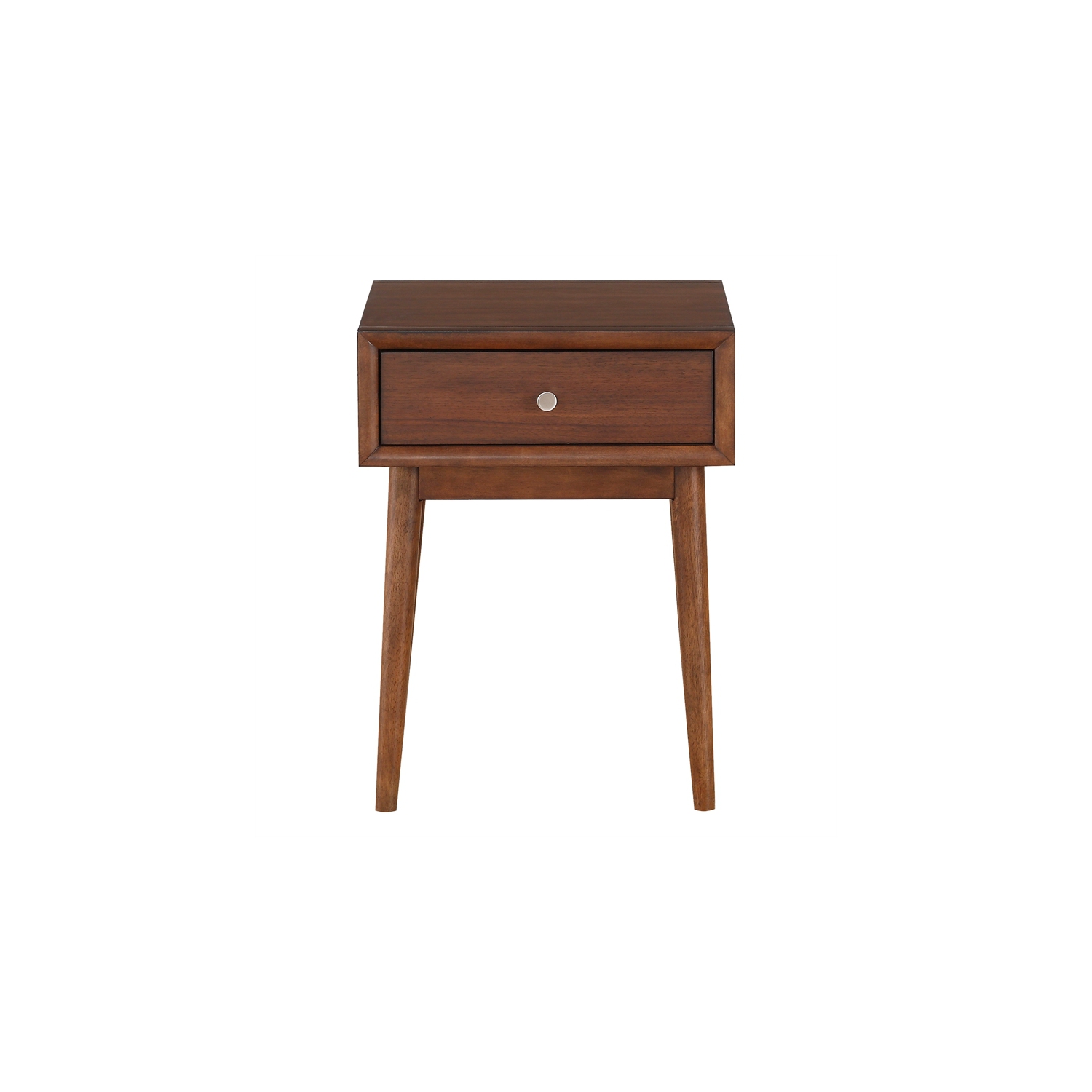 Lexicon Frolic Wood 1 Drawer End Table in Brown