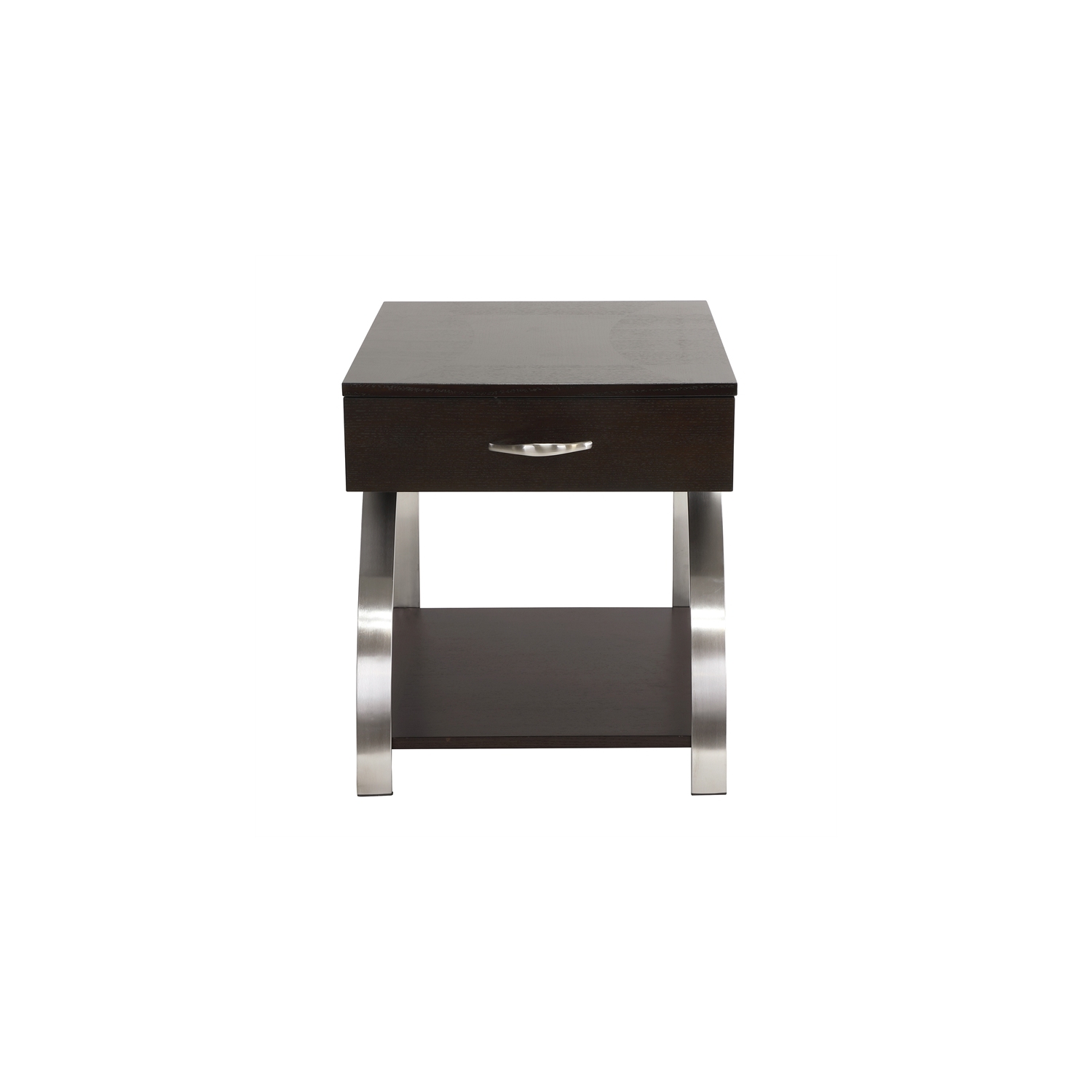 Lexicon Tioga Metal Lift Top End Table in Espresso