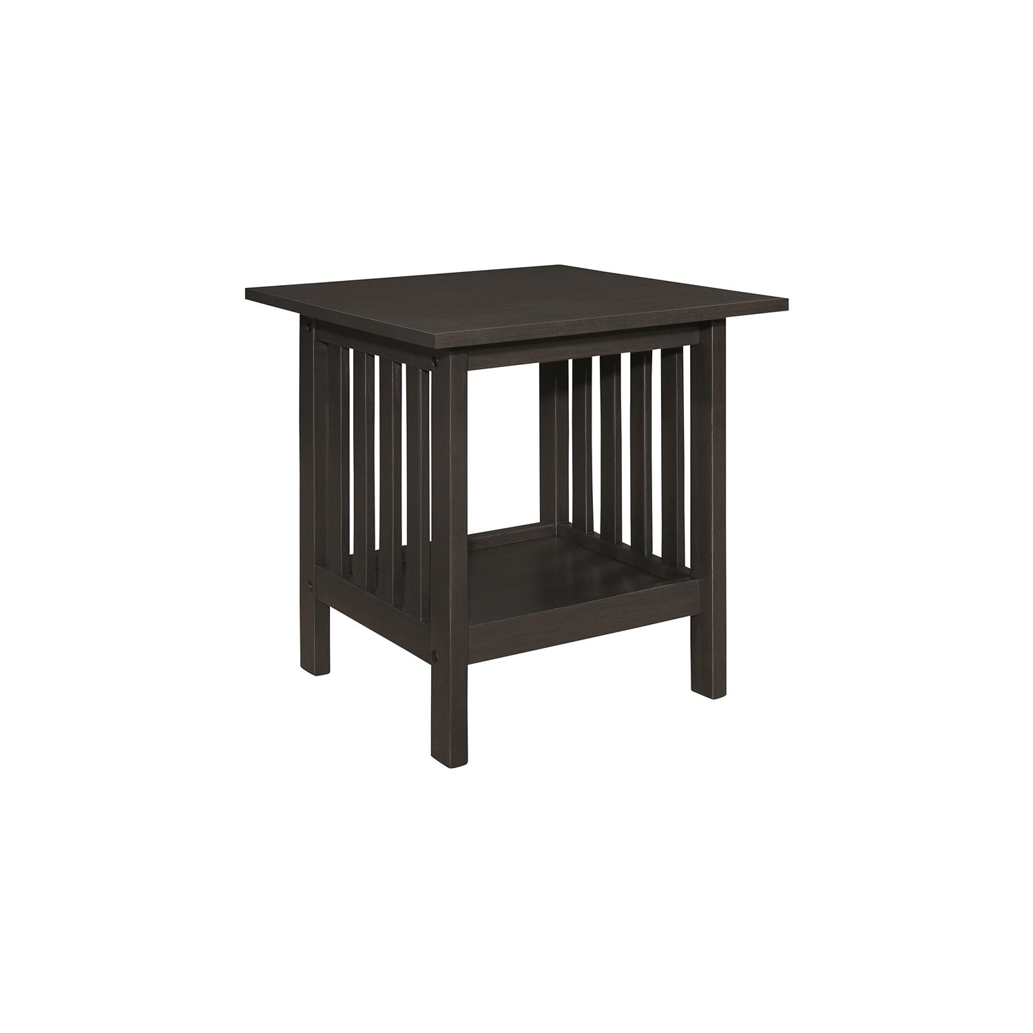 Lexicon Lewiston 3 Piece Modern Wooden Coffee Table Set in Antique Gray