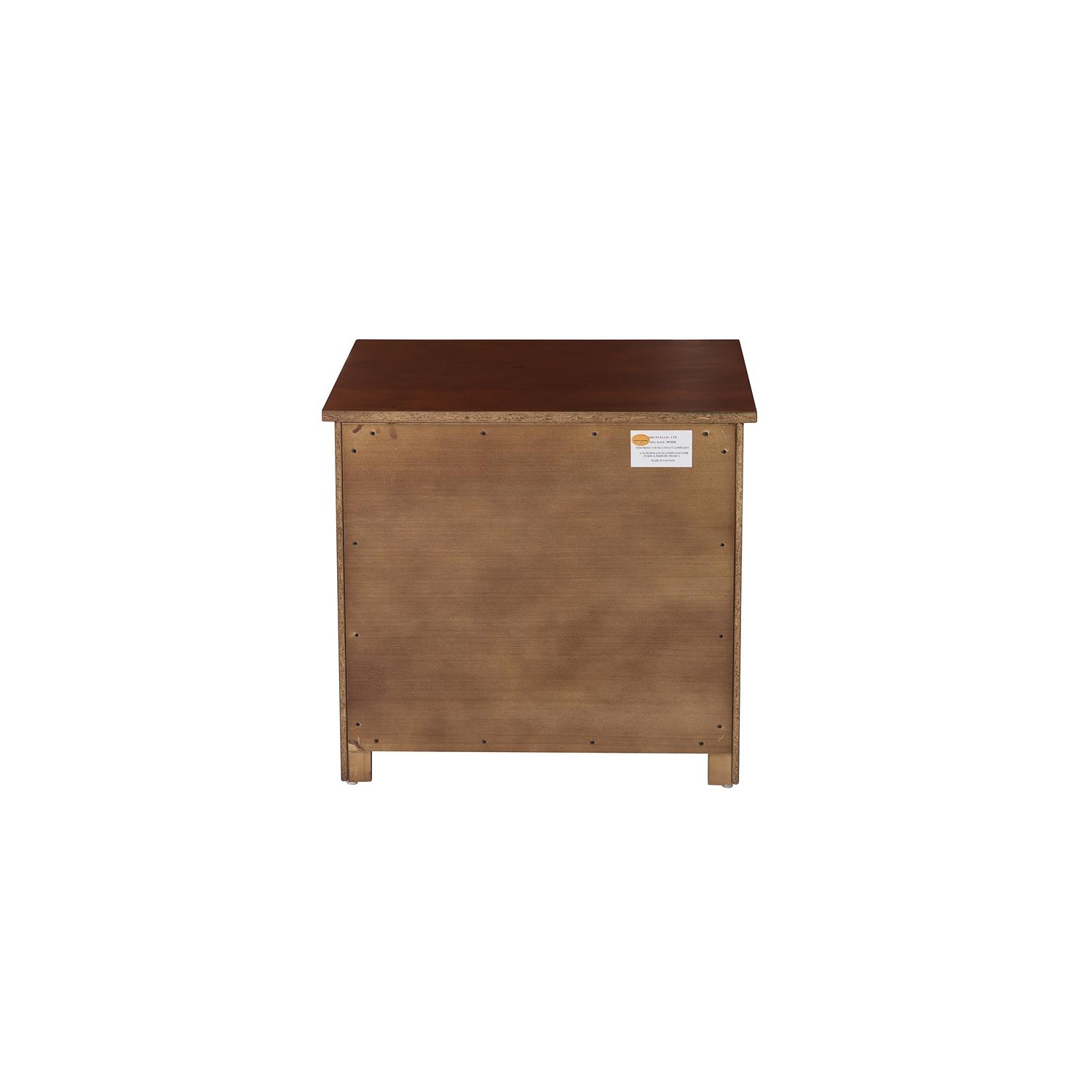 Lexicon Rowe 1-Drawer Transitional Wood Nightstand in Dark Cherry