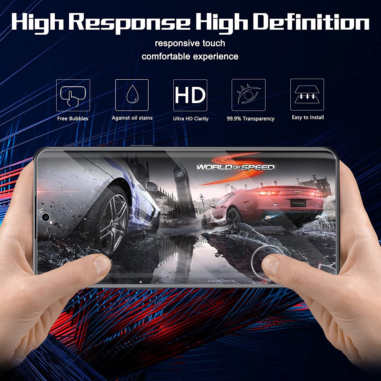 ( KeeGuard ) One Plus 10T Screen Protector Tempered Glass