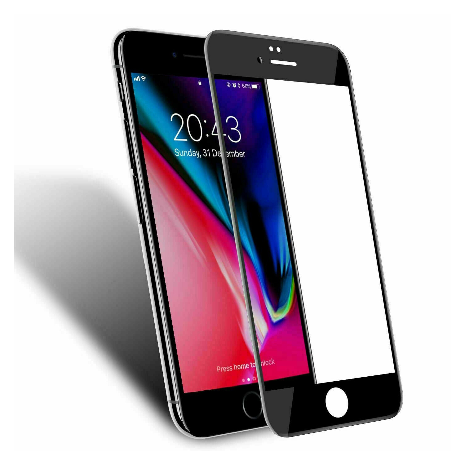 KeeGuard Protecteur d'écran pour iPhone SE 3/2 4,7 pouces, verre trempé