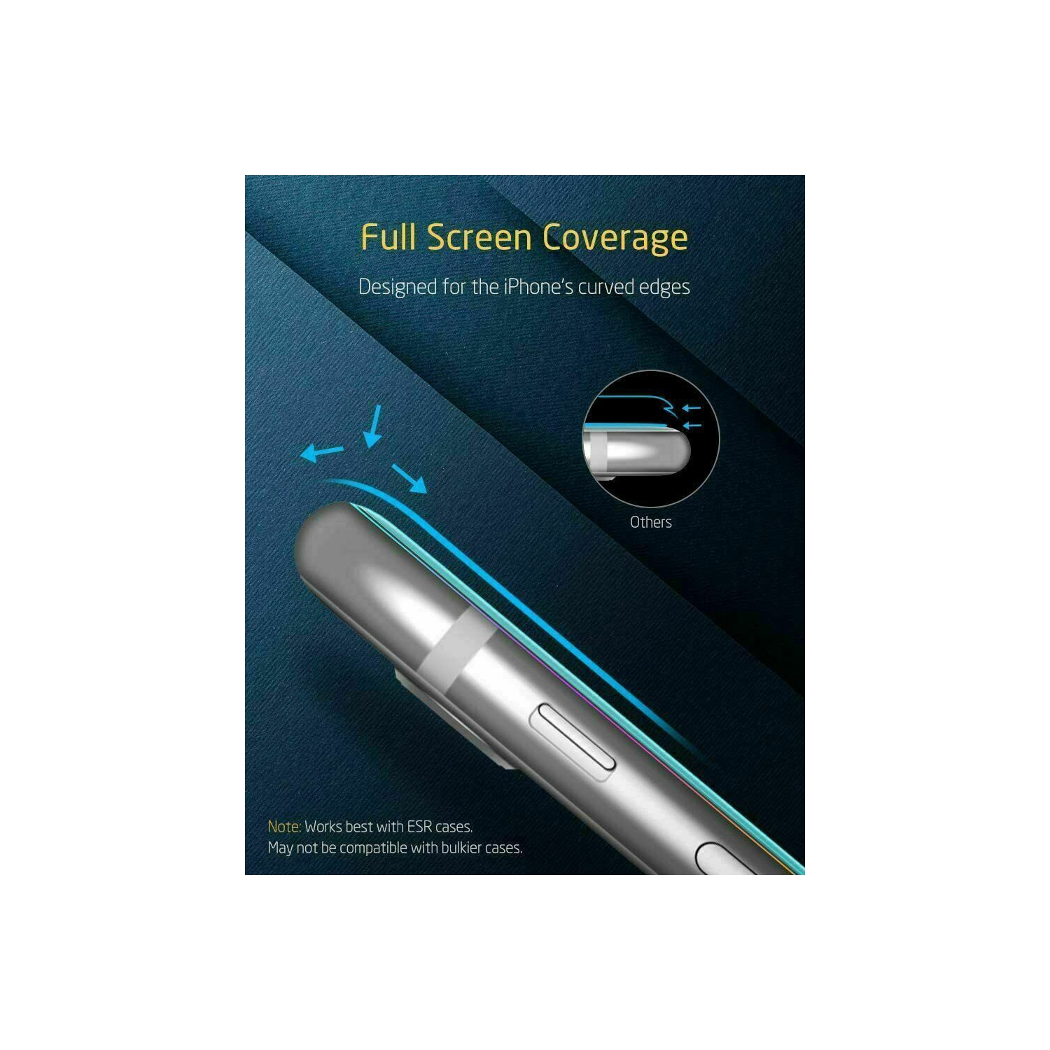 KeeGuard Protecteur d'écran pour iPhone SE 3/2 4,7 pouces, verre trempé