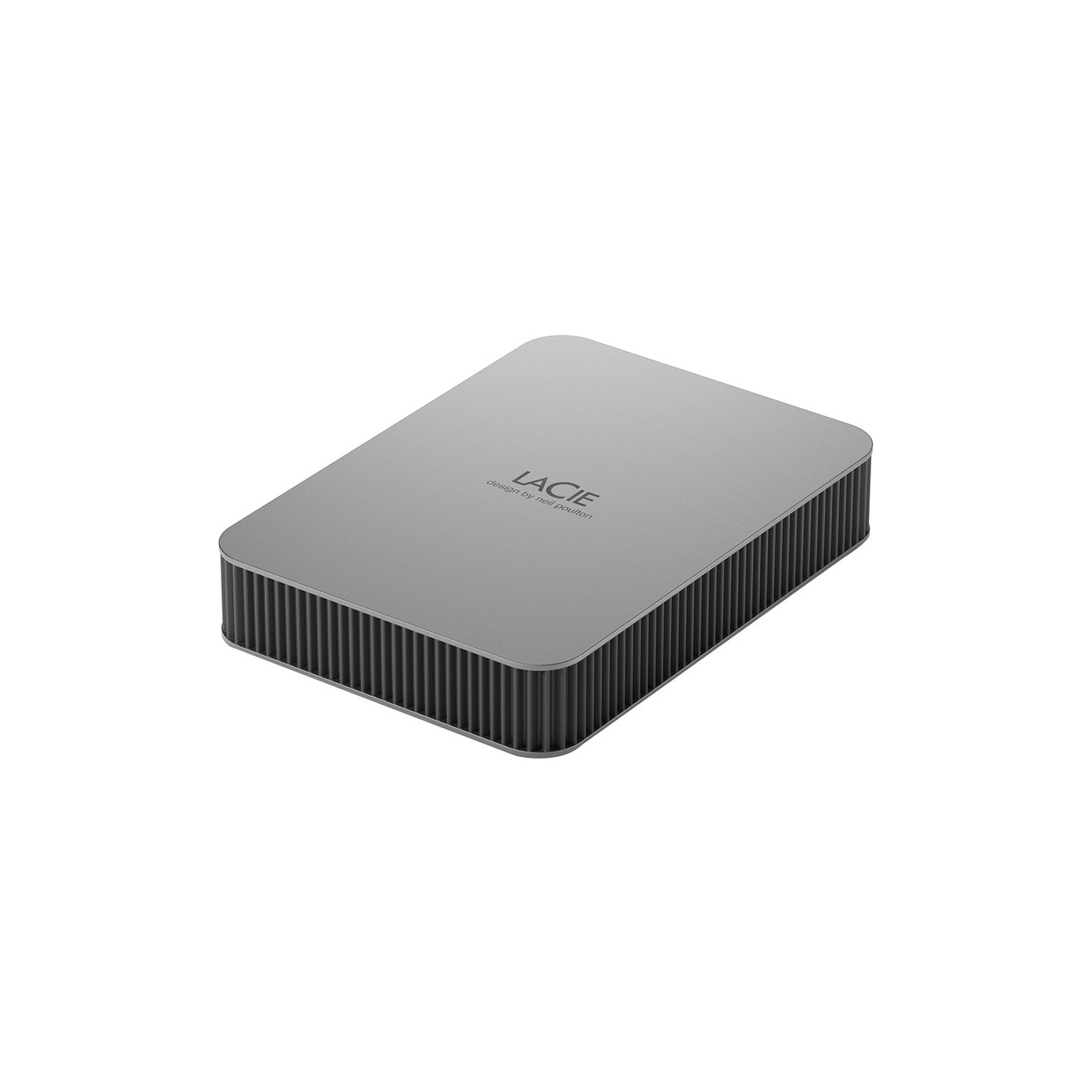 Disque dur externe de bureau USB 3,2 1 gén. 3,5 po 4 To de LaCie Mobile Drive - Argenté lunaire -