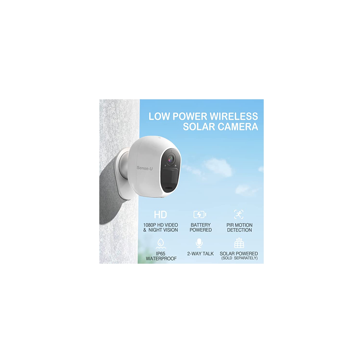 Sense-U Outdoor Wireless Security Camera