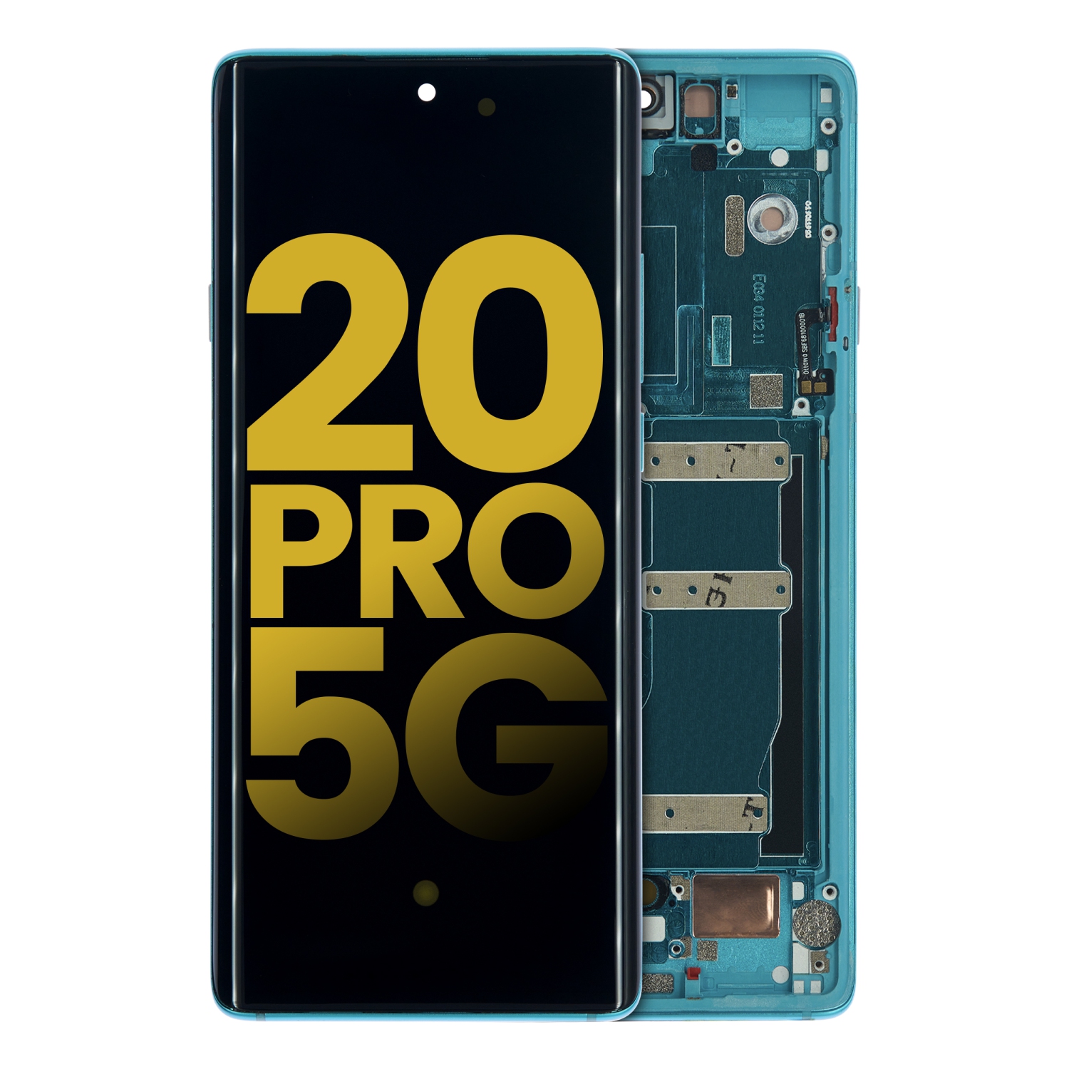Refurbished - Replacement OLED Assembly With Frame Compatible For TCL 20 Pro 5G (Marine Blue)