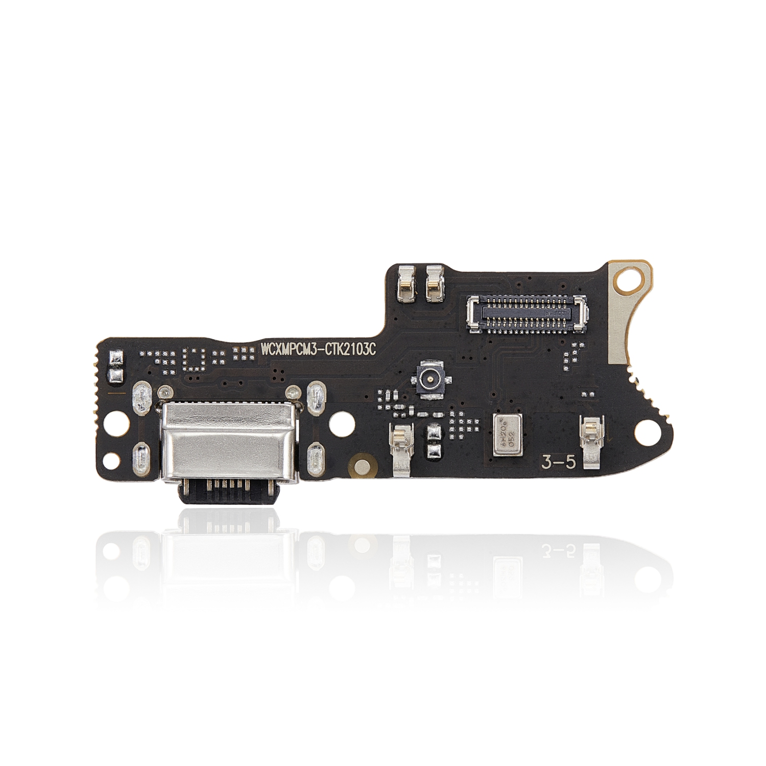 Replacement Charging Port With Board Compatible For Xiaomi Poco M3 (PART# WCXMPCM3-CTK2103C) (Aftermarket Plus)