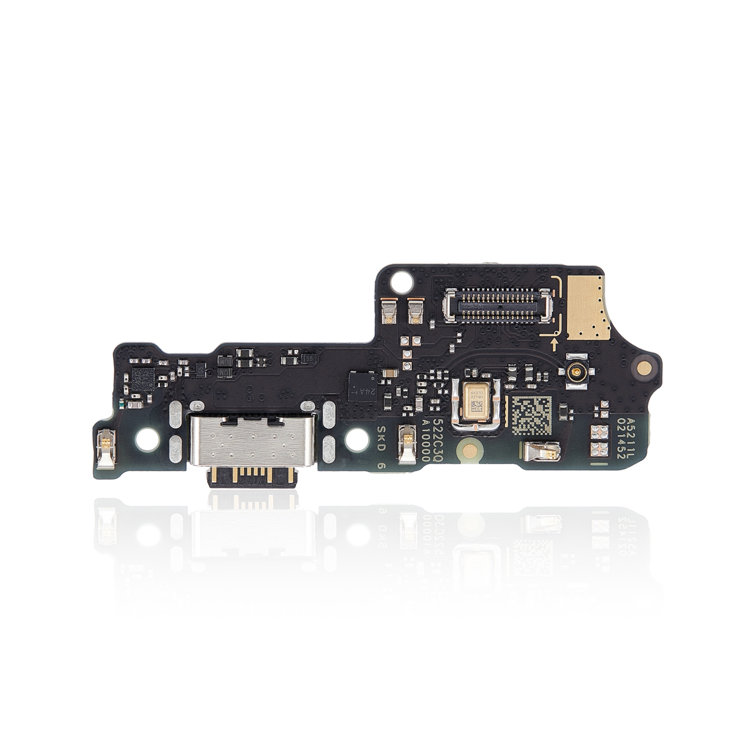 Replacement Charging Port With Board Compatible For Xiaomi Redmi 10C (PART# LLDS355-E1-5) (Premium)