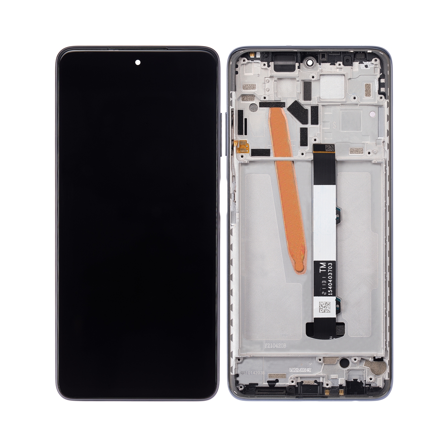Replacement LCD Assembly With Frame Compatible For Xiaomi Redmi Poco X3 / X3 Pro (Refurbished) (Phantom Black)