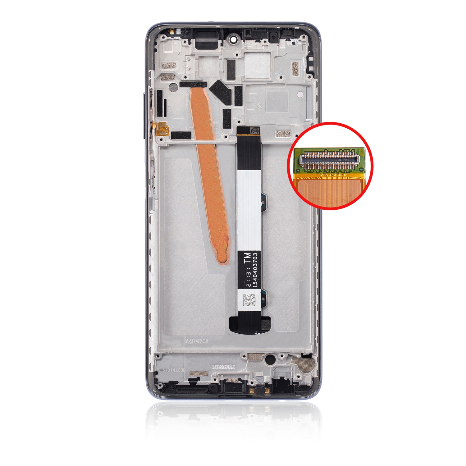 Refurbished - Replacement LCD Assembly With Frame Compatible For Xiaomi Redmi Poco X3 / X3 Pro (Phantom Black)