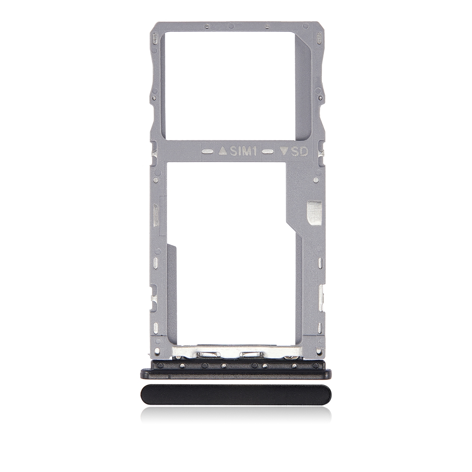 Replacement Single Sim Card Tray Compatible For TCL 20 SE (T671H) (Nuit Black)