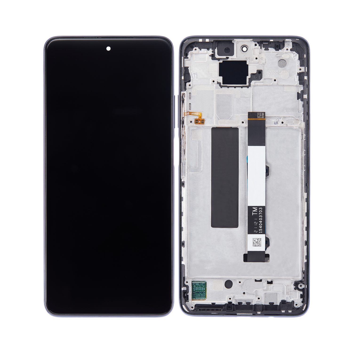 Refurbished (Excellent) - Replacement OLED Assembly With Frame Compatible For Xiaomi Mi 10T Lite 5G (Pearl Gray)