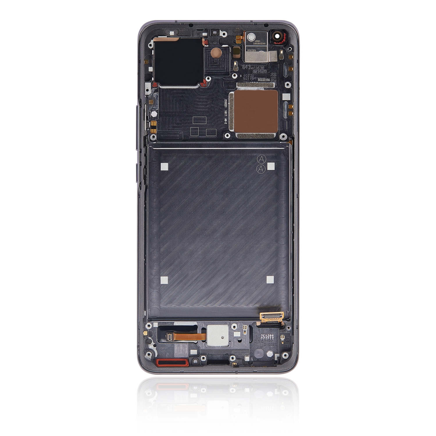 Refurbished - Replacement OLED Assembly With Frame Compatible For Xiaomi Mi 11 Pro / Mi 11 Ultra (Black)