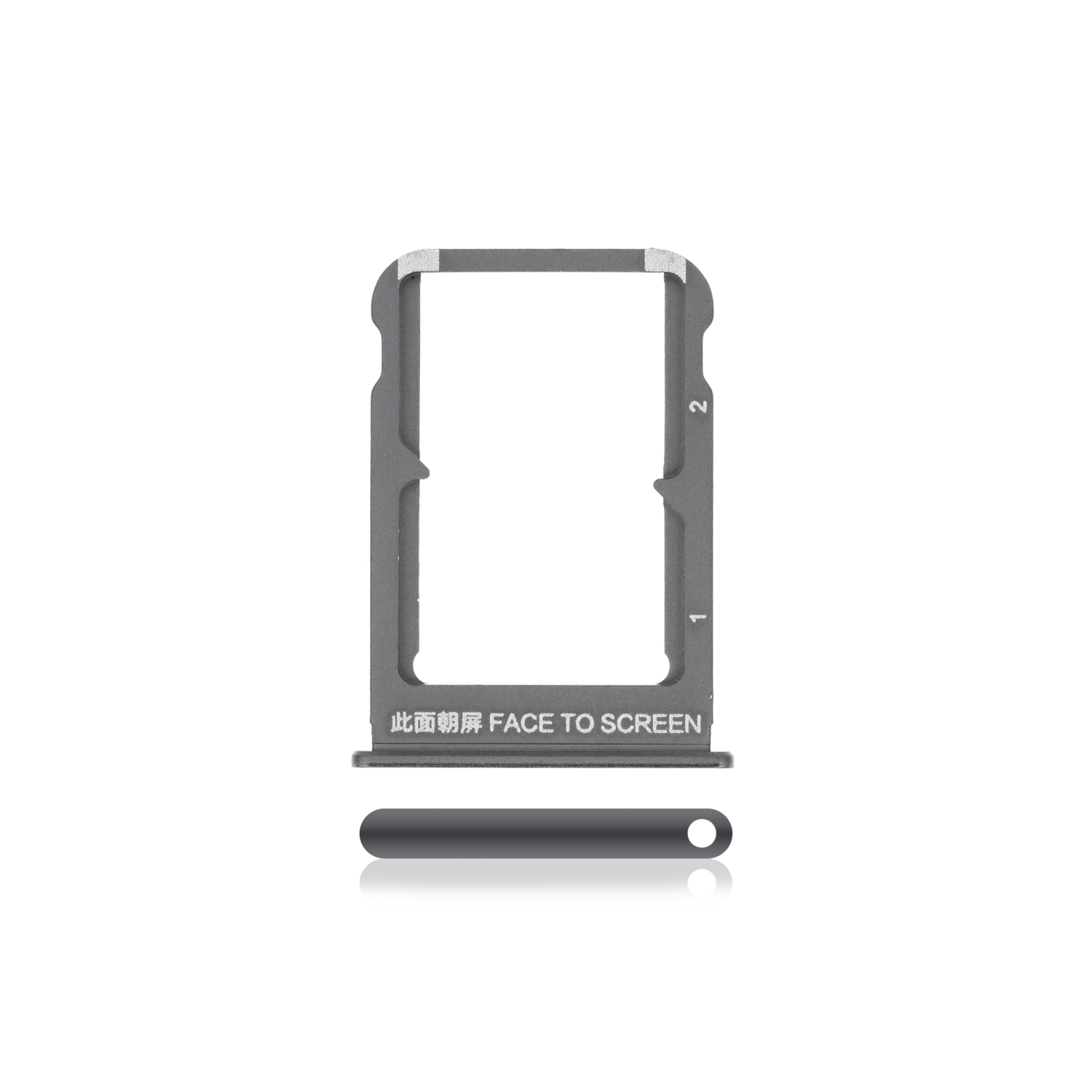 Replacement Sim Tray Compatible For Xiaomi Mi Mix 3 (Onyx Black)