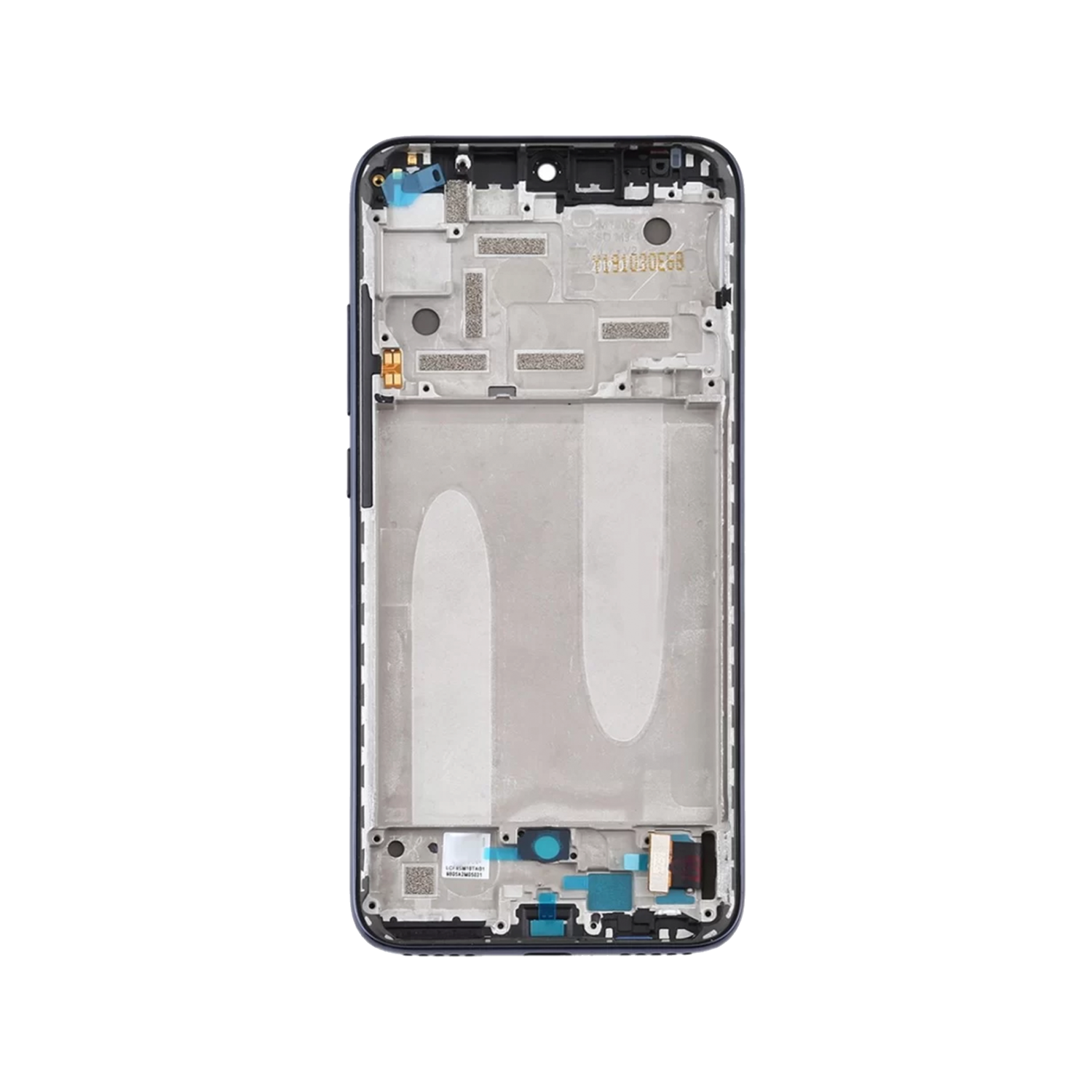 Remis à neuf – écran DELO de remplacement avec cadre compatible avec Xiaomi mi A3 (noir)