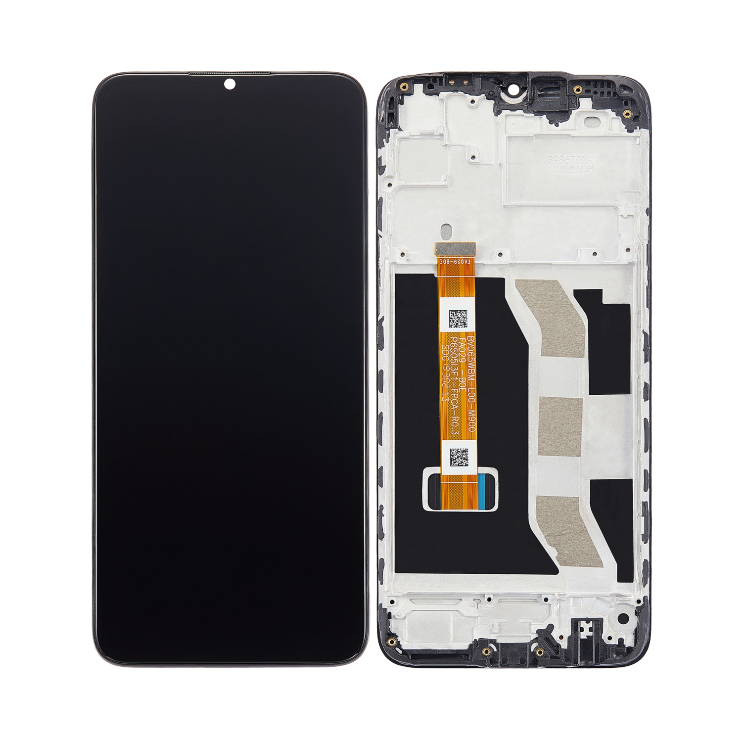 Refurbished (Excellent) - Replacement LCD Assembly With Frame Compatible For Realme C3 (All Colors)