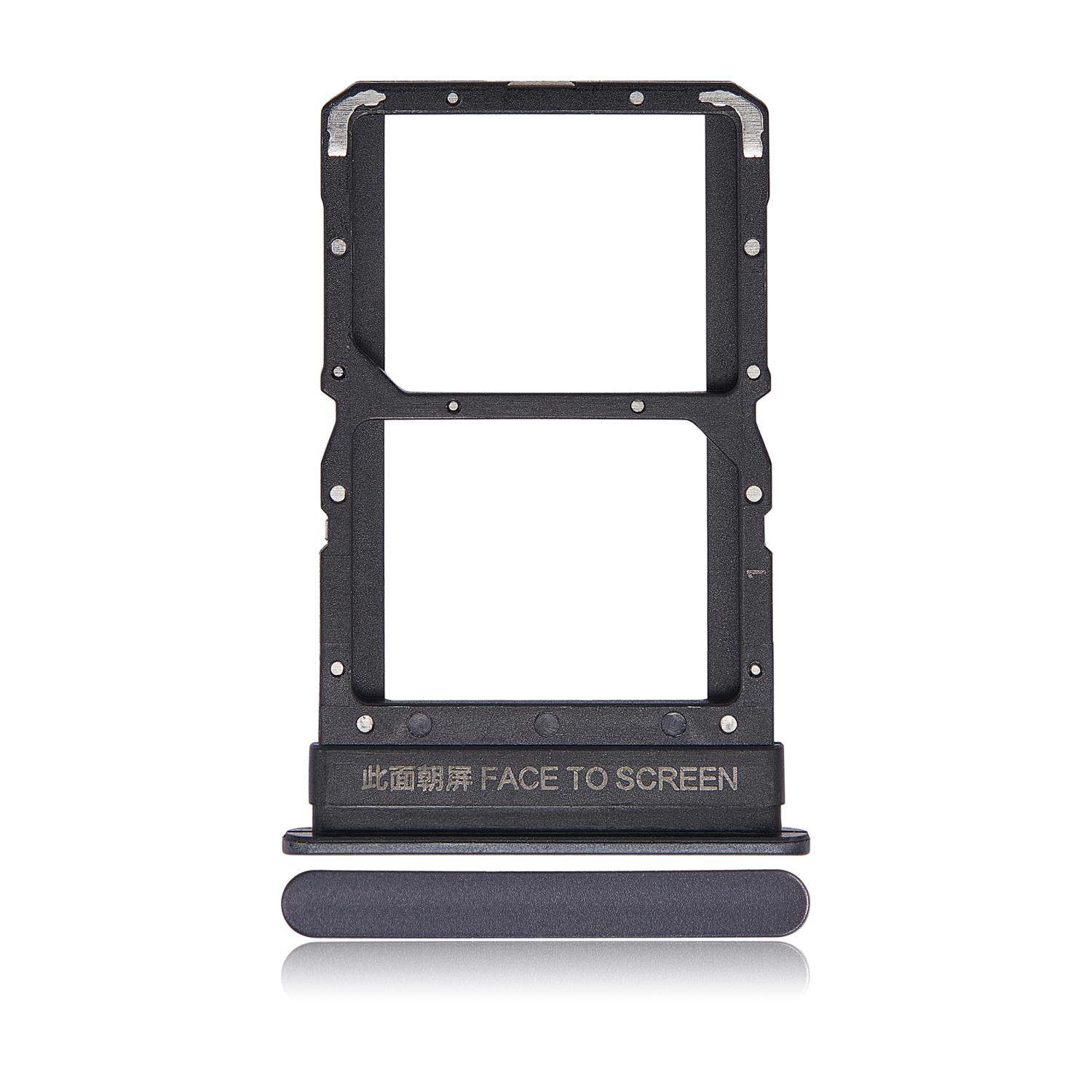 Replacement Dual Sim Card Tray Compatible For Xiaomi Poco X3 GT (Stargaze Black)