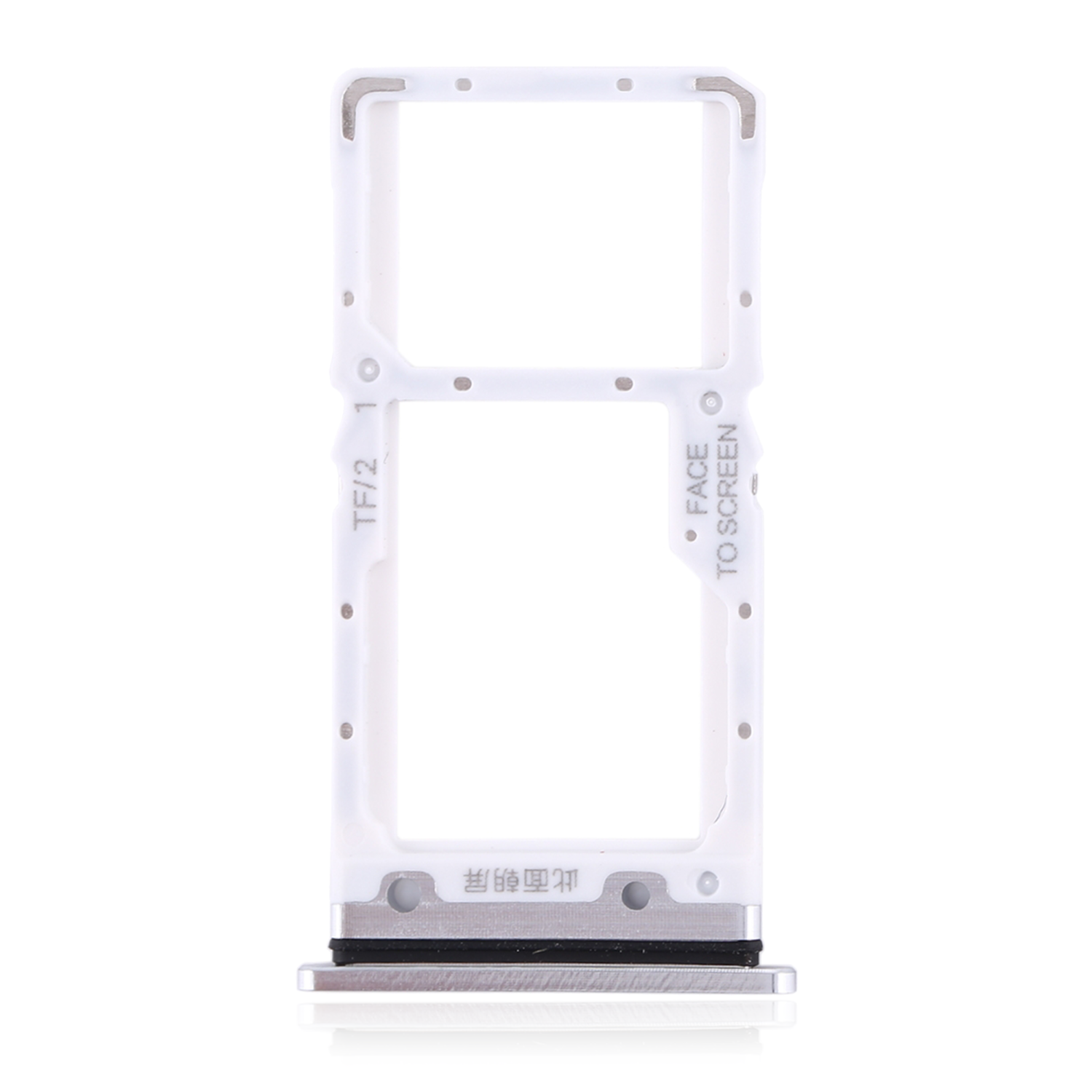 Replacement Dual Sim Card Tray Compatible For Xiaomi Mi 9 Lite / CC9 (Pearl White)