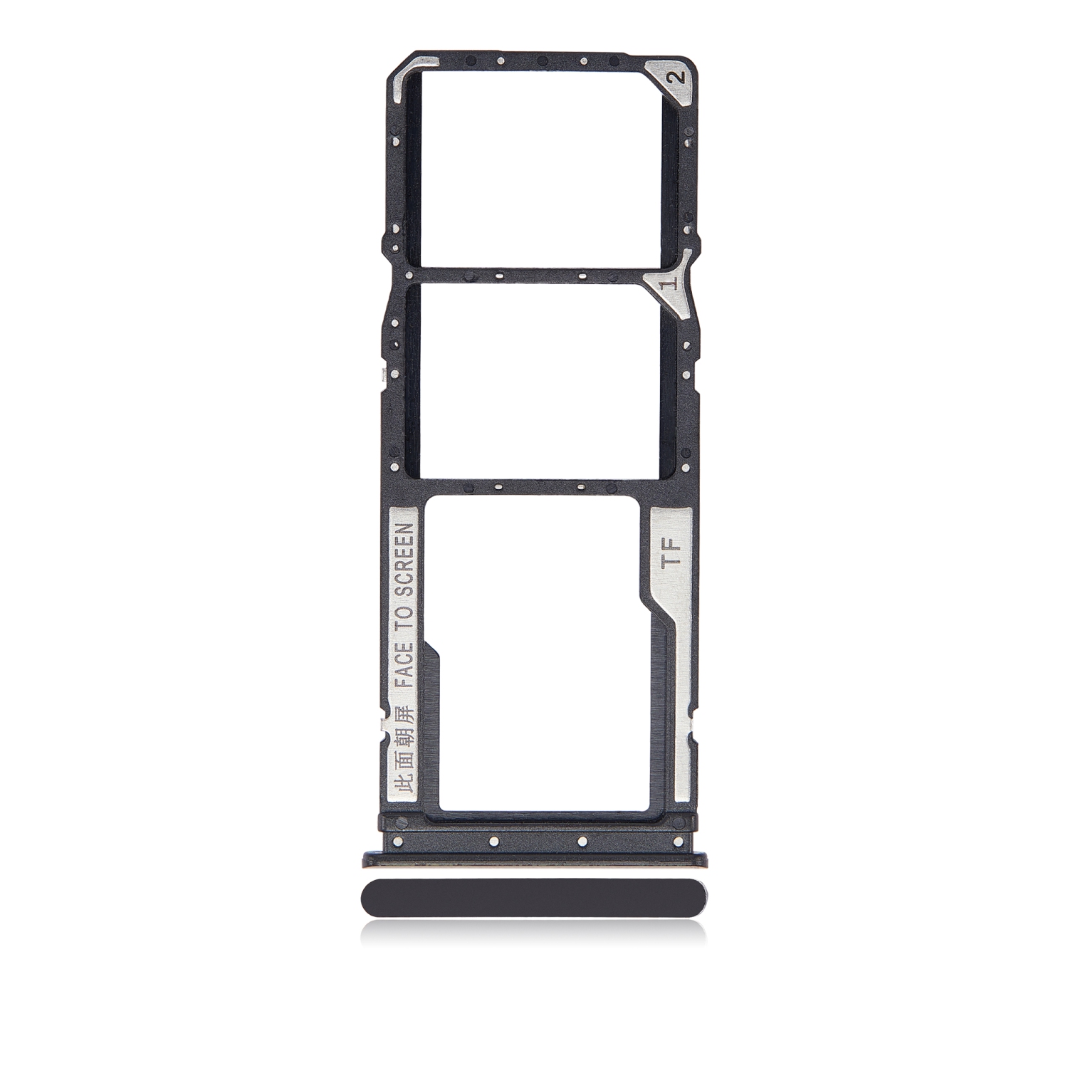 Replacement Dual Sim Card Tray Compatible For Xiaomi Redmi 10 (Carbon Gray)