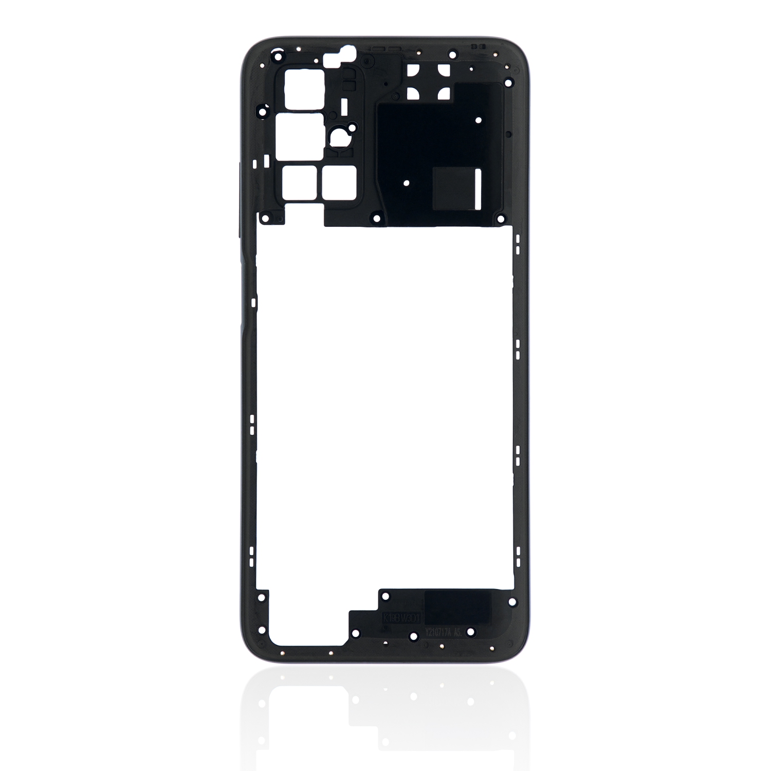 Replacement Mid-Frame Compatible For Xiaomi Redmi 10 (Carbon Gray)