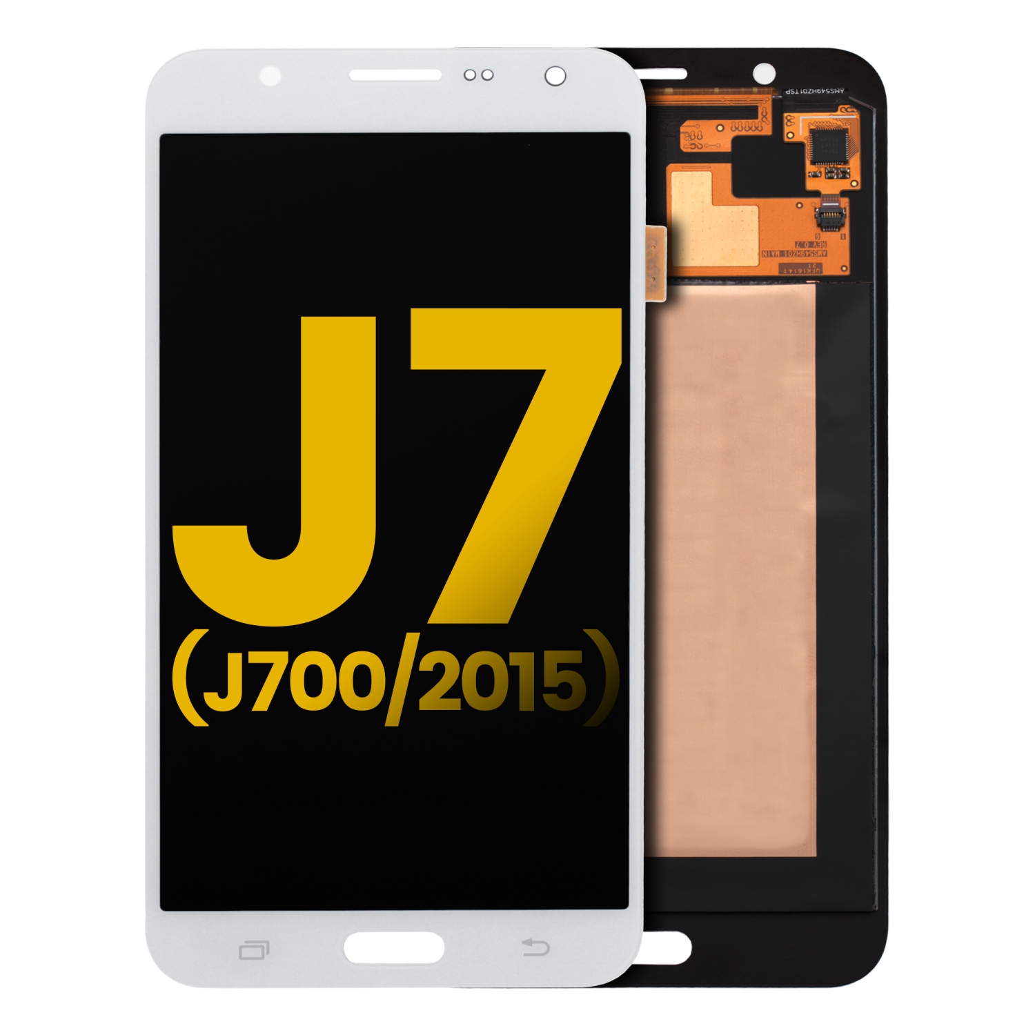 Refurbished - Replacement OLED Assembly Without Frame Compatible For Samsung Galaxy J7 (J700 / 2015) (White)