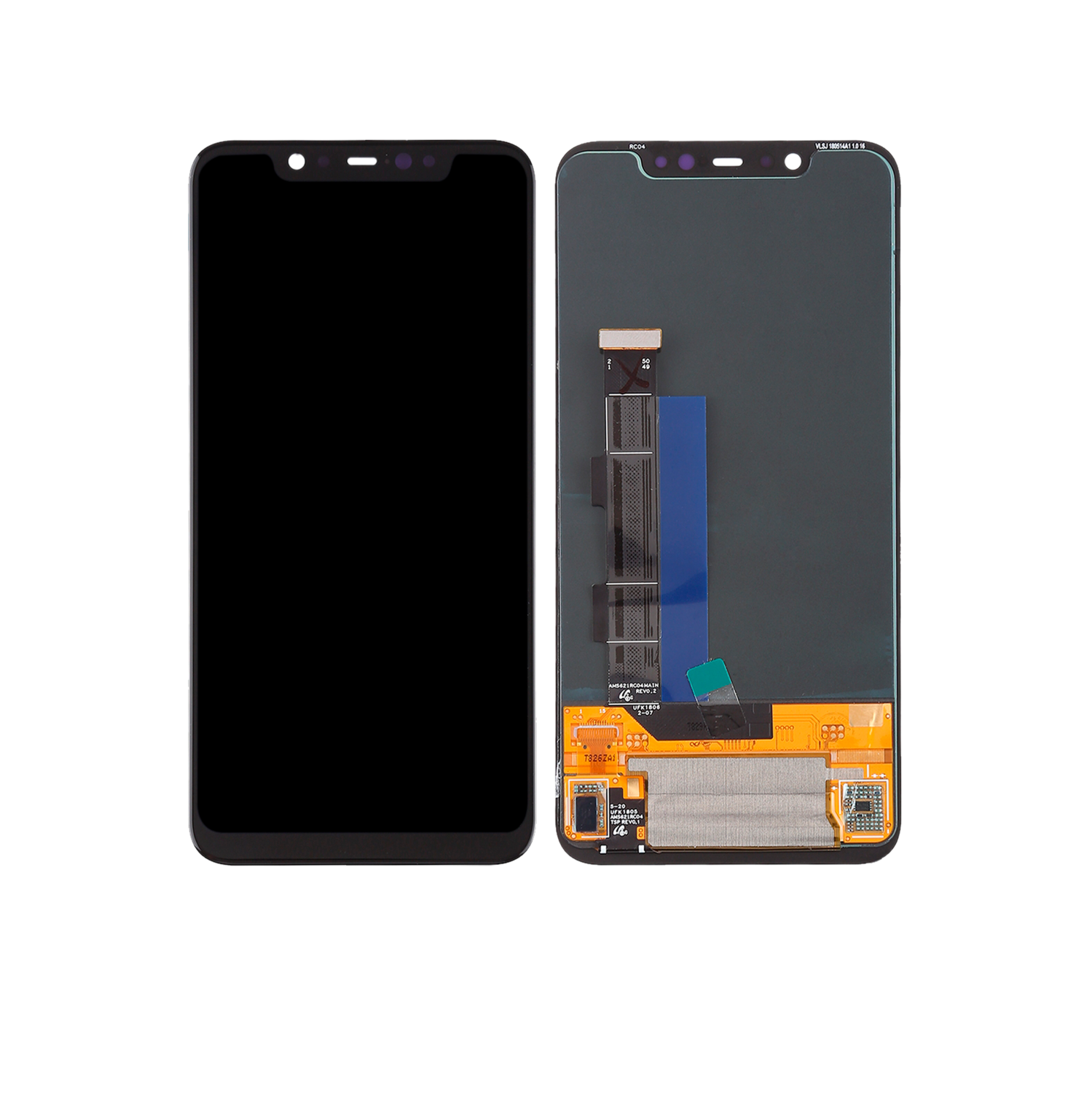 Refurbished (Excellent) - Replacement LCD Assembly Without Frame Compatible For Xiaomi Mi 8 (Black)