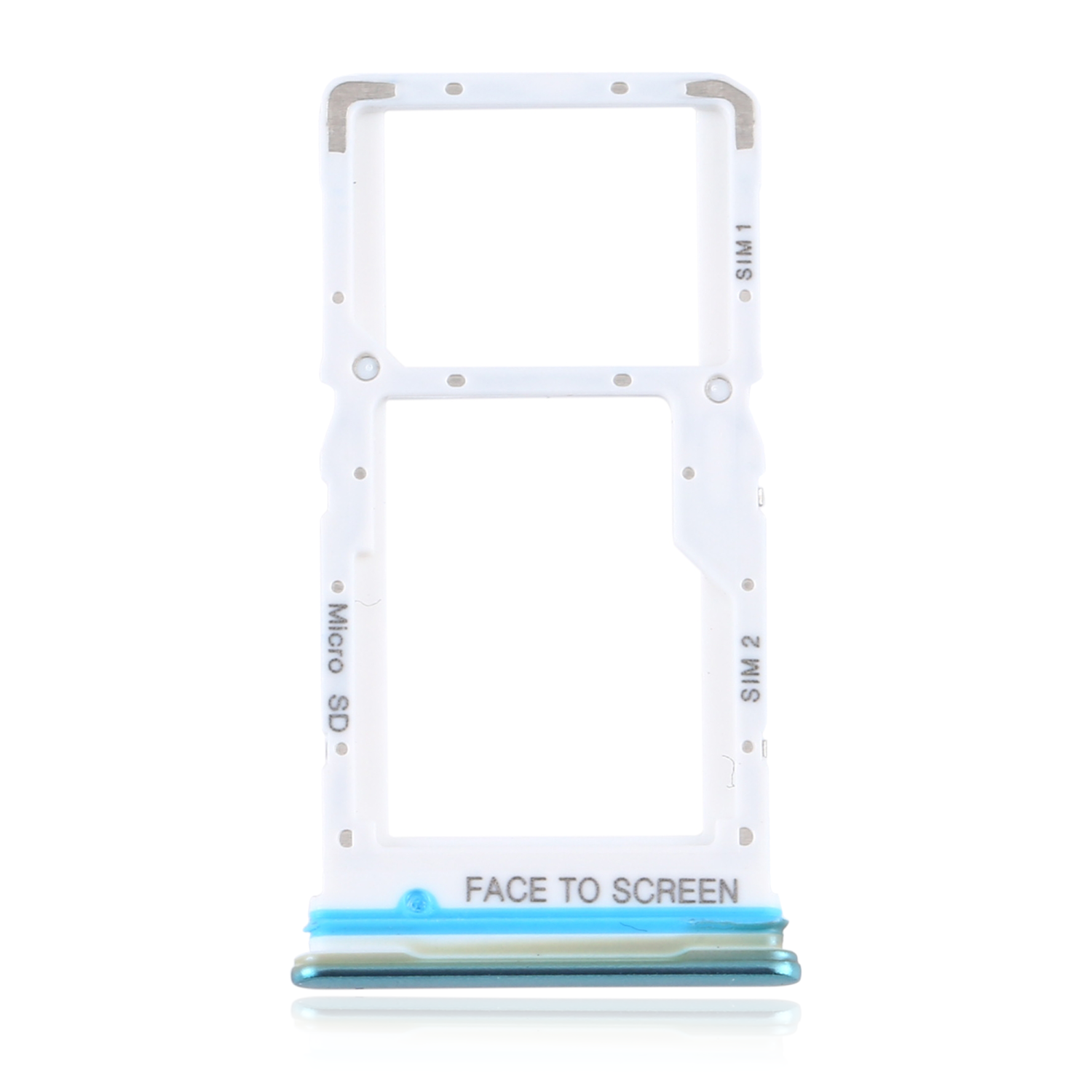 Replacement Dual Sim Card Tray Compatible For Xiaomi Mi 10T Lite 5G / Note 9 Pro 5G (Atlantic Blue)