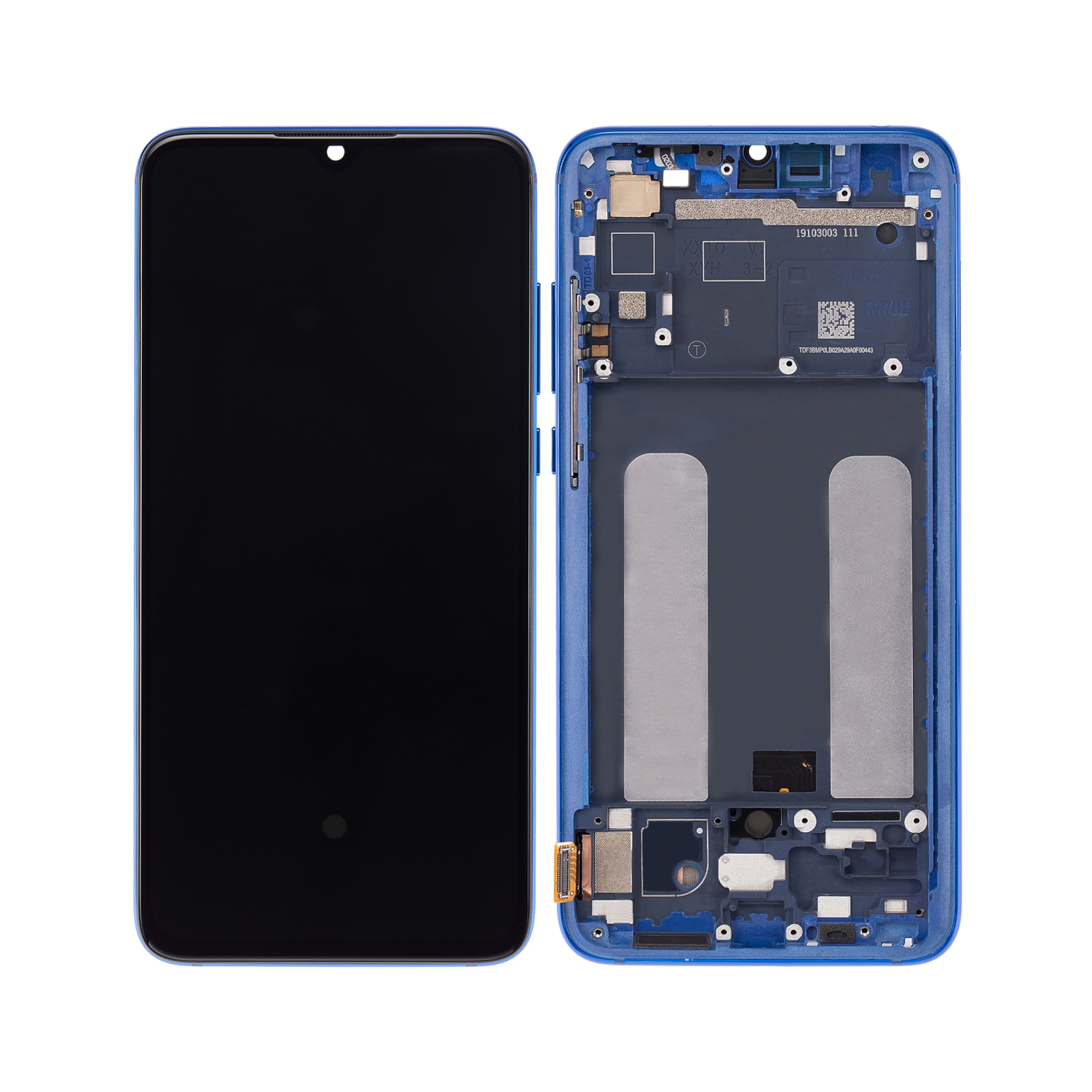 Refurbished (Excellent) - Replacement OLED Assembly With Frame Compatible For Xiaomi Mi 9 Lite / CC9 (Aurora Blue)