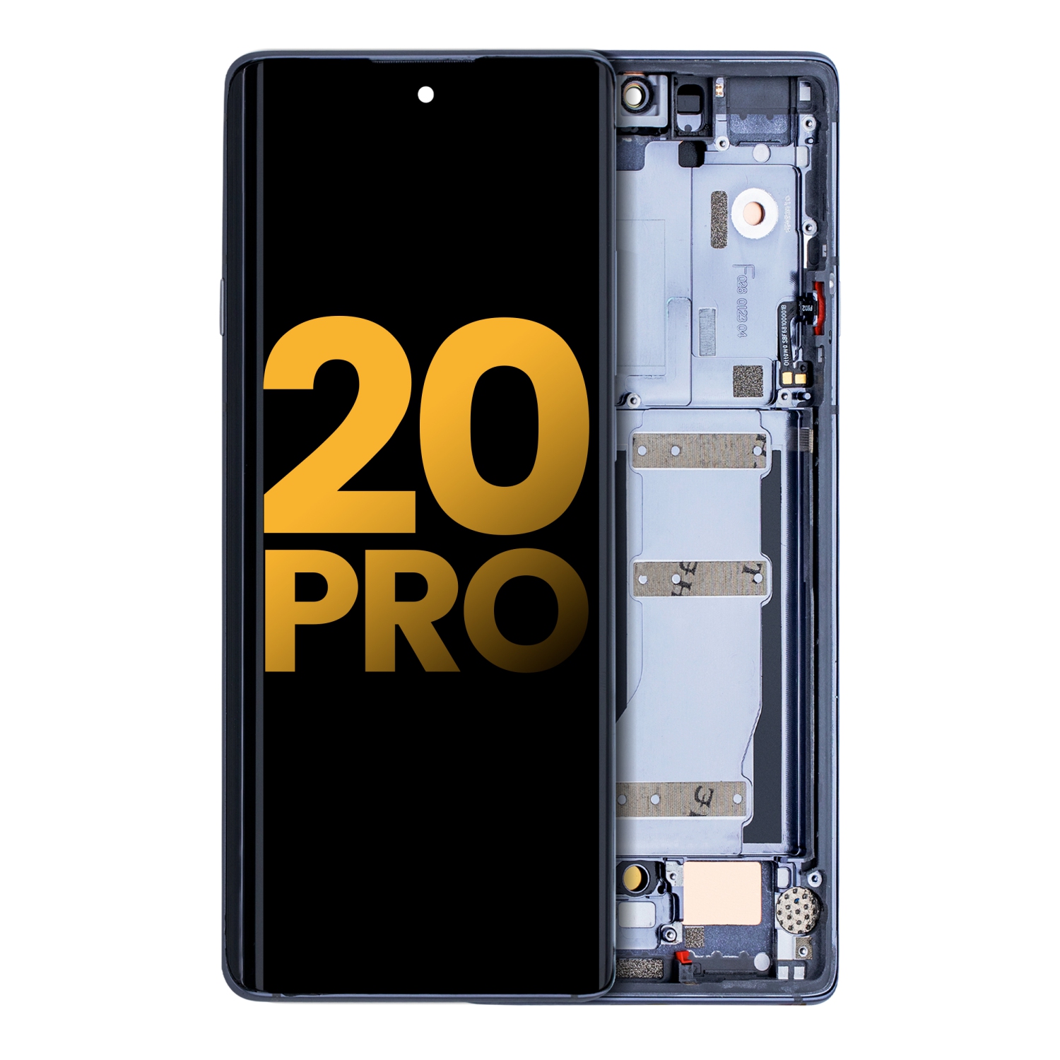 Refurbished - Replacement OLED Assembly With Frame Compatible For TCL 20 Pro 5G (Moondust Gray)